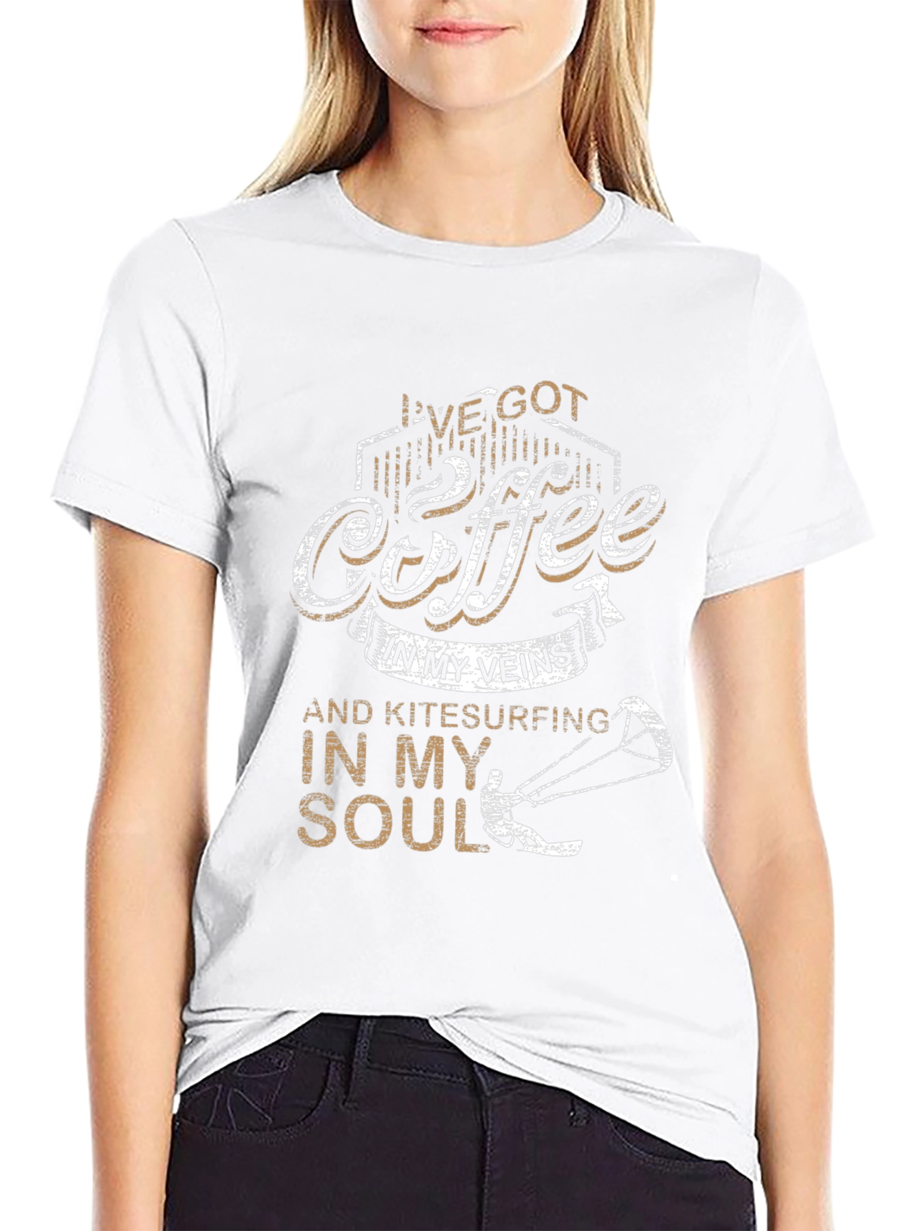 Coffee & Kitesurfing Soul T-Shirt