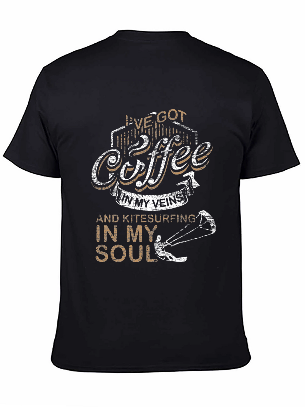 Coffee & Kitesurfing Soul T-Shirt