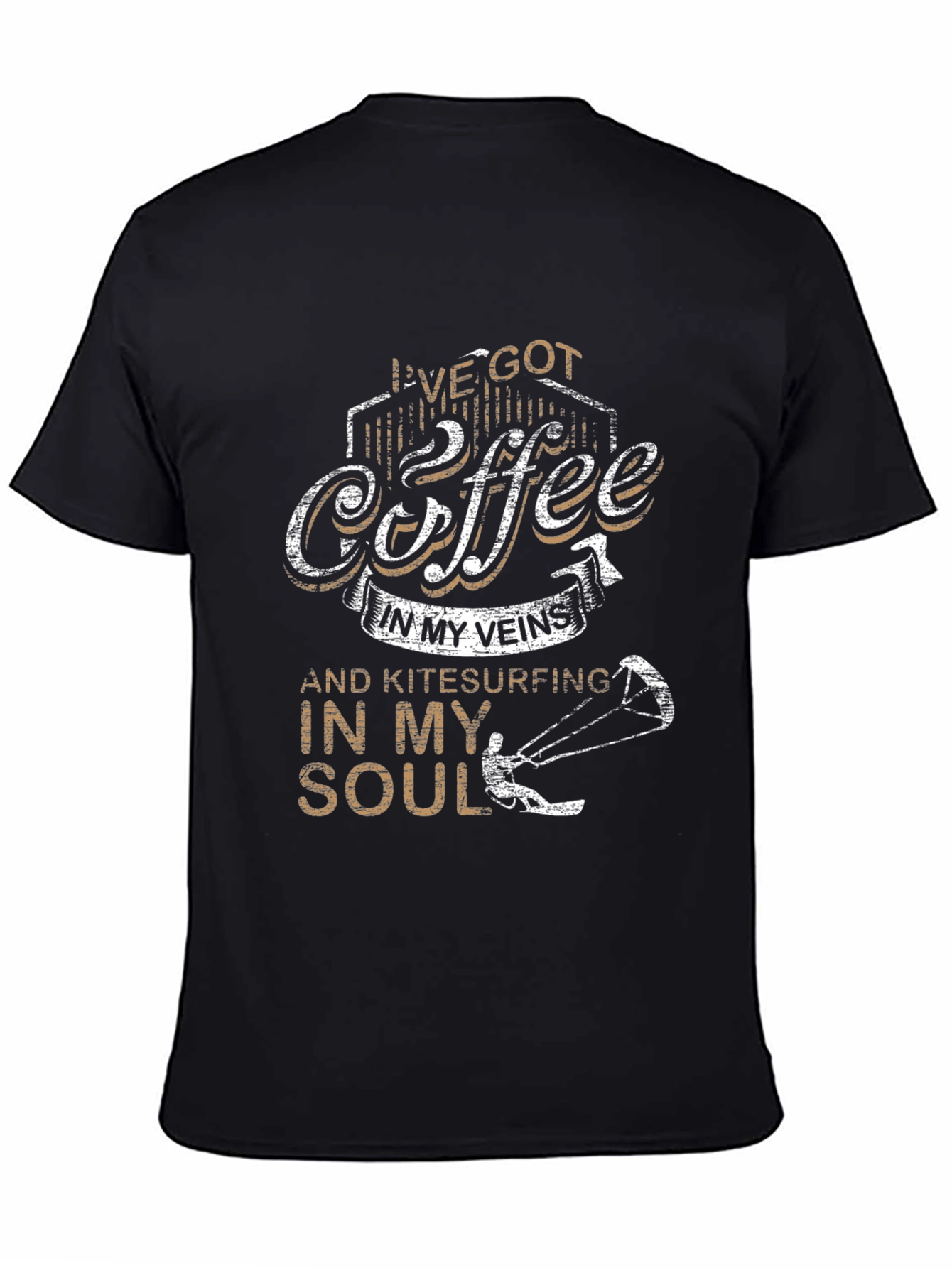 Coffee & Kitesurfing Soul T-Shirt