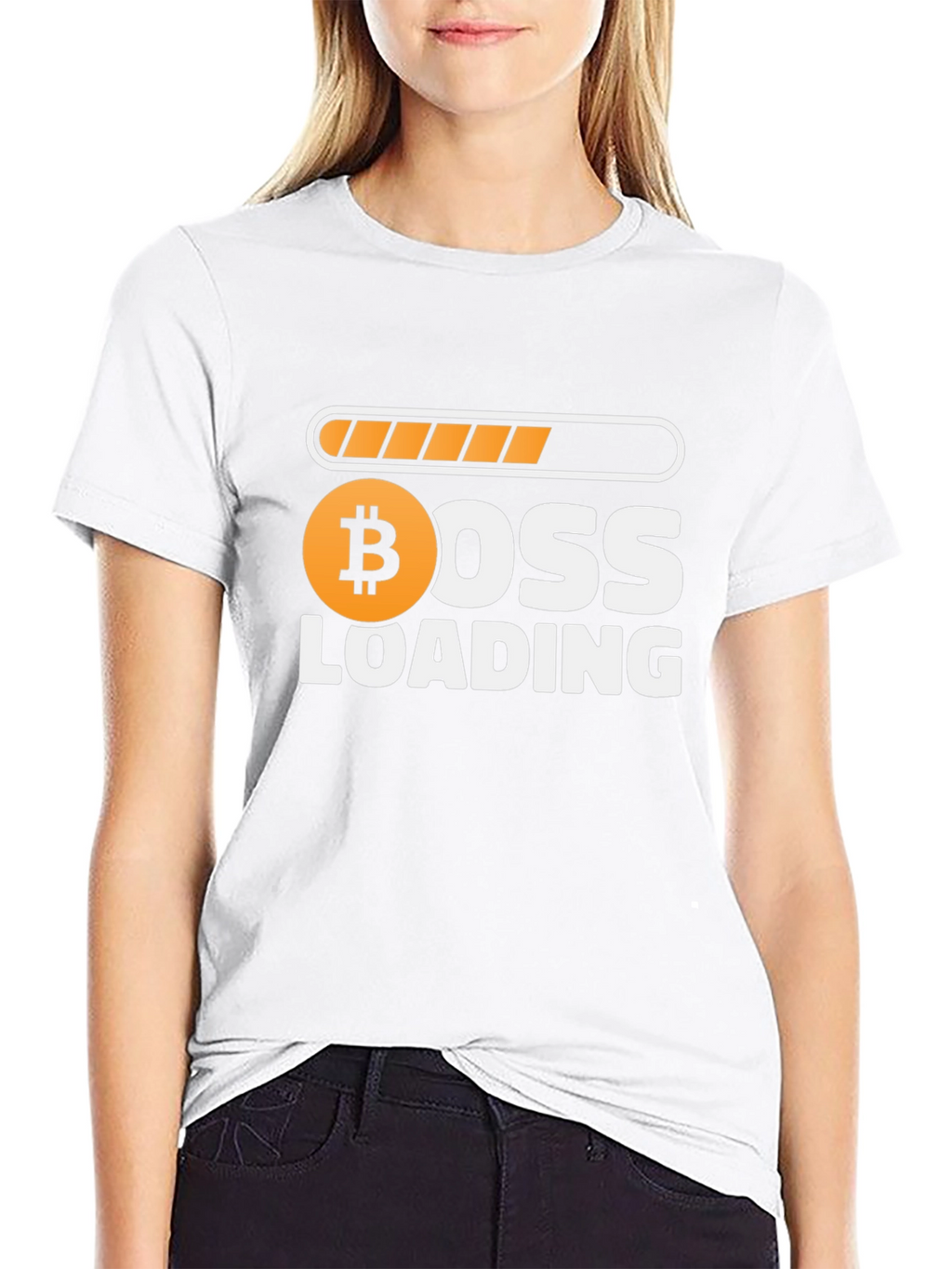 Bitcoin Boss Loading Funny Crypto T-Shirt