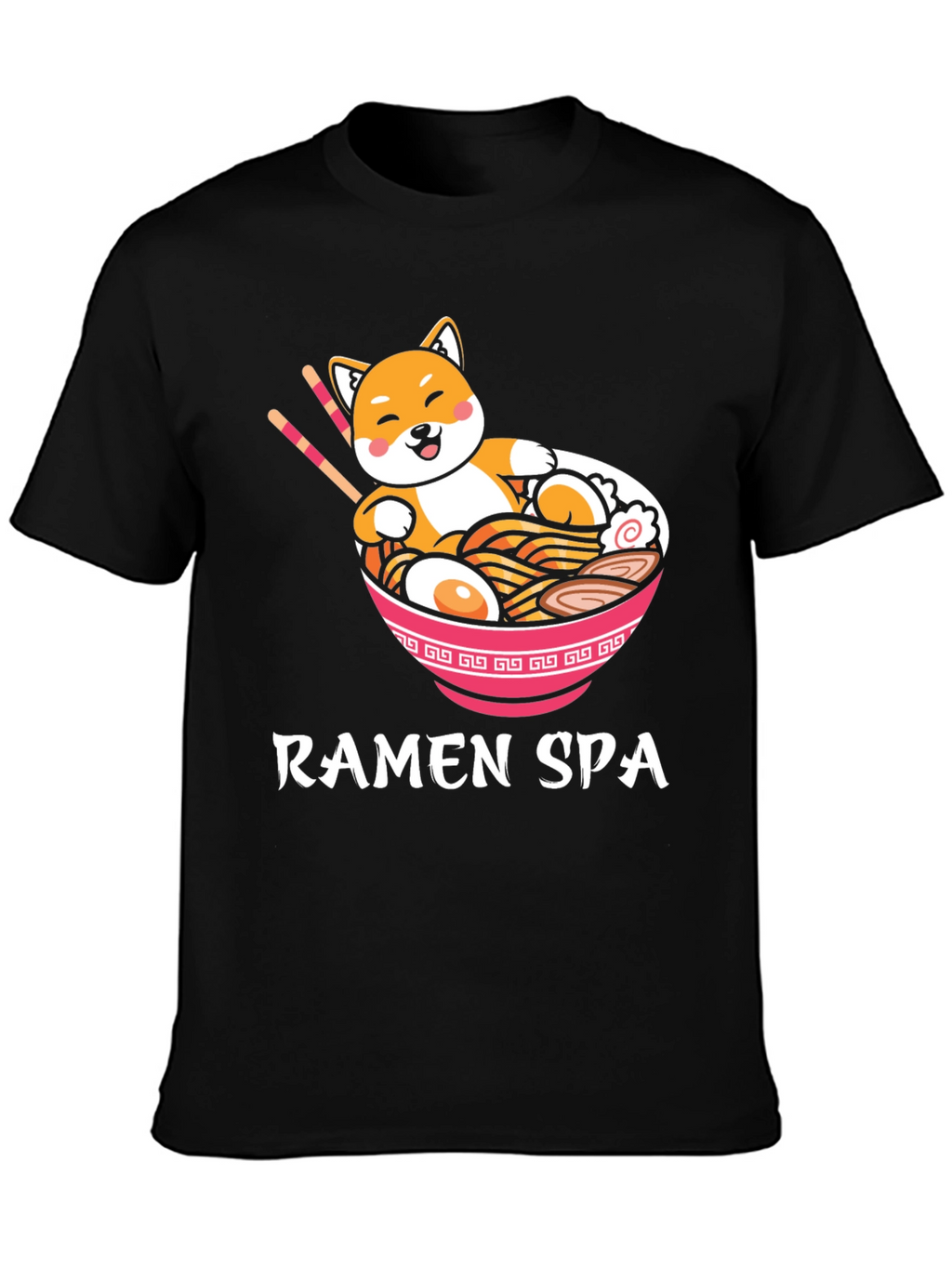Ramen Spa T-Shirt Shiba Inu Japanese Noodles