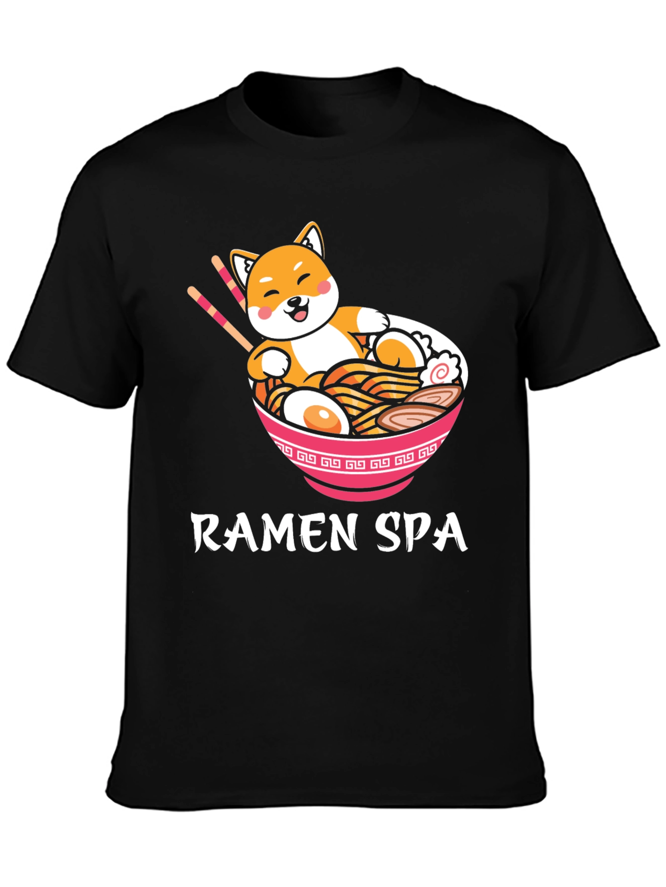 Ramen Spa T-Shirt Shiba Inu Japanese Noodles