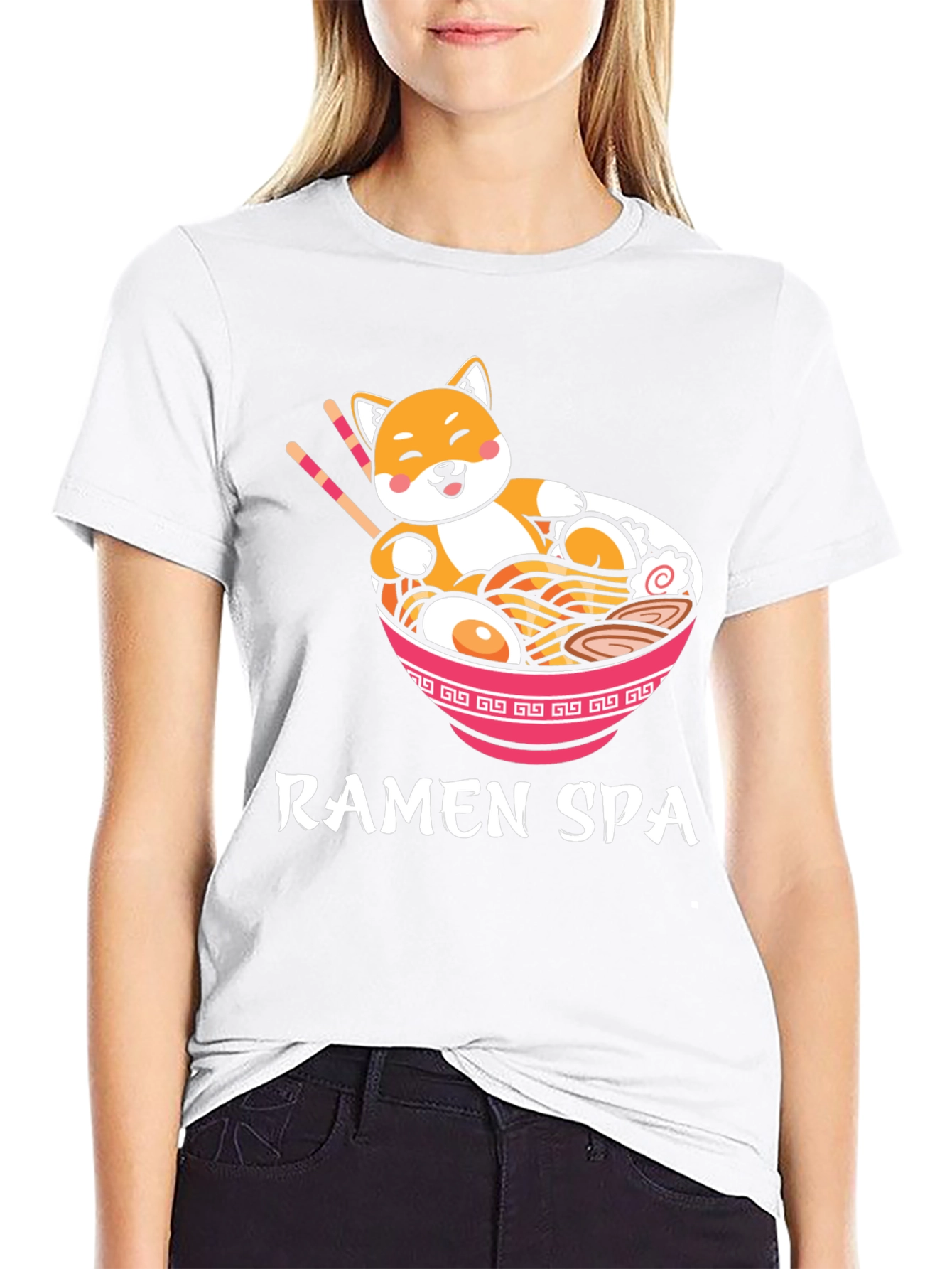 Ramen Spa T-Shirt Shiba Inu Japanese Noodles