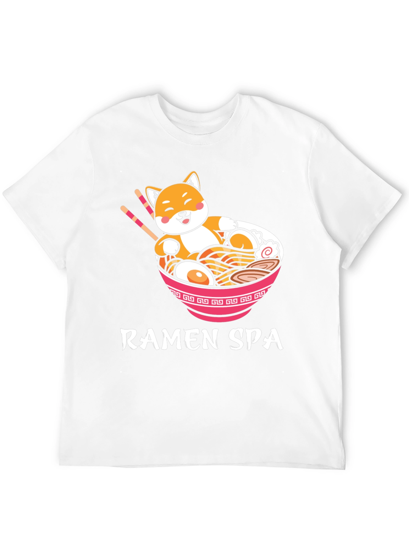 Ramen Spa T-Shirt Shiba Inu Japanese Noodles