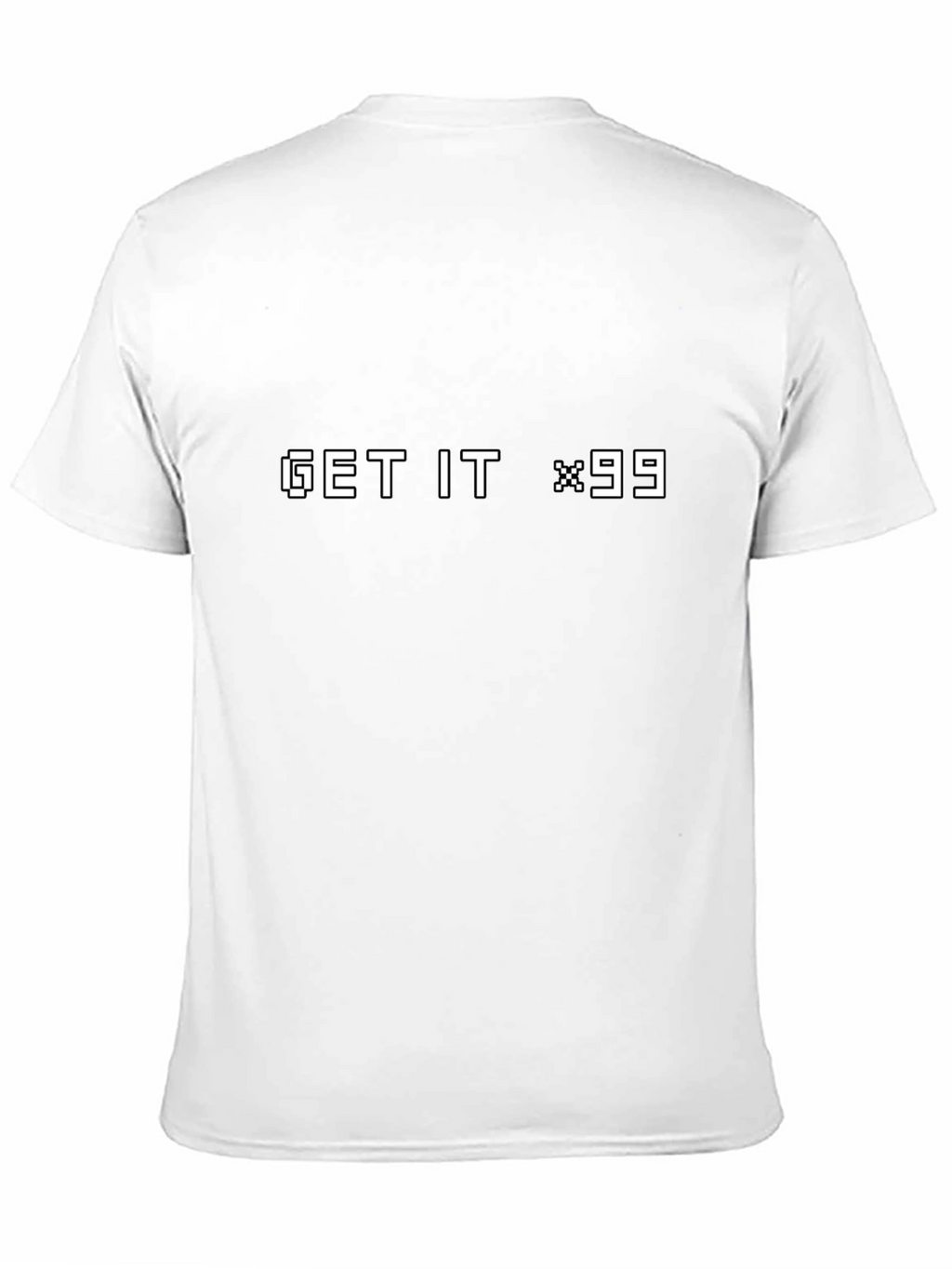 Get It x99 Pixel Art Black T-Shirt