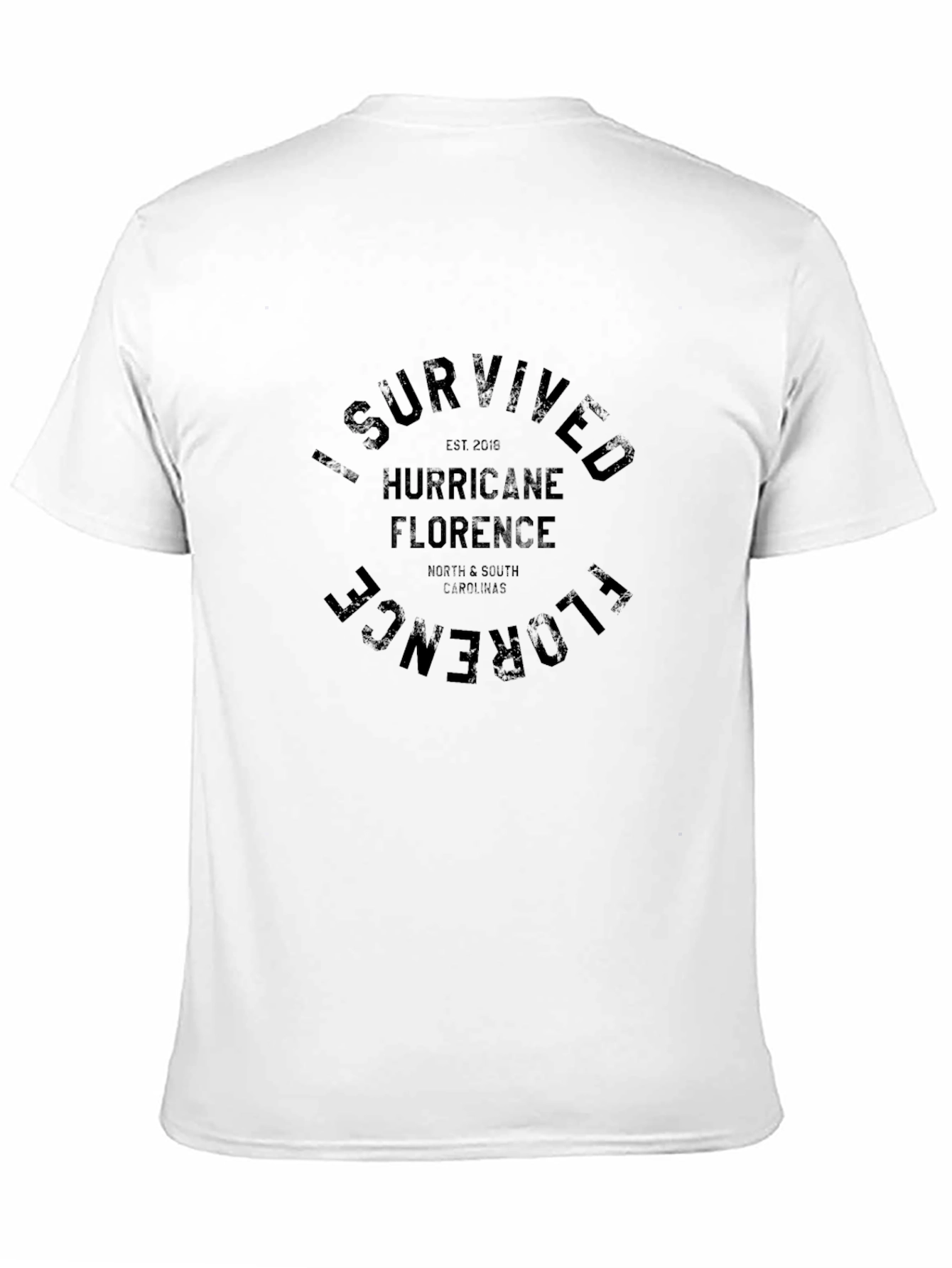 I Survived Hurricane Florence Black T-Shirt