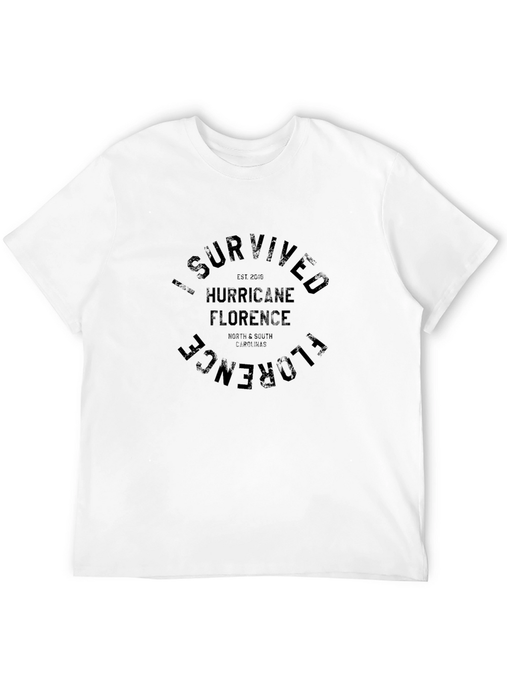 I Survived Hurricane Florence Black T-Shirt