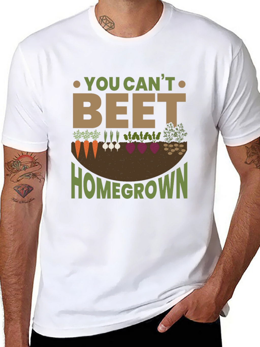 You Cant Beet Homegrown Garden T-Shirt