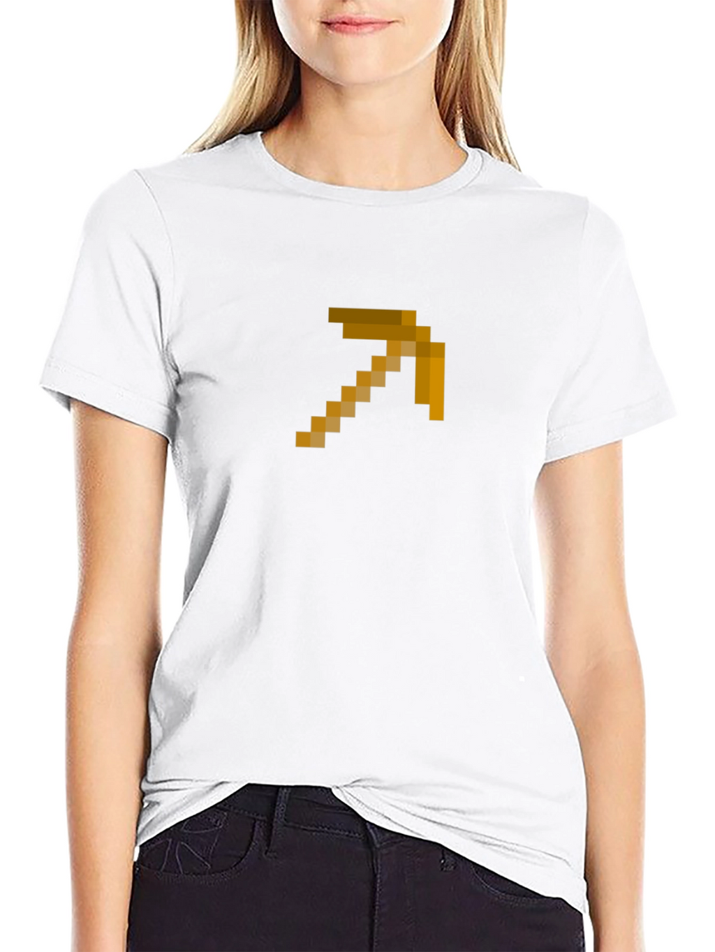 Pixel Pickaxe T-Shirt - Gaming Tee
