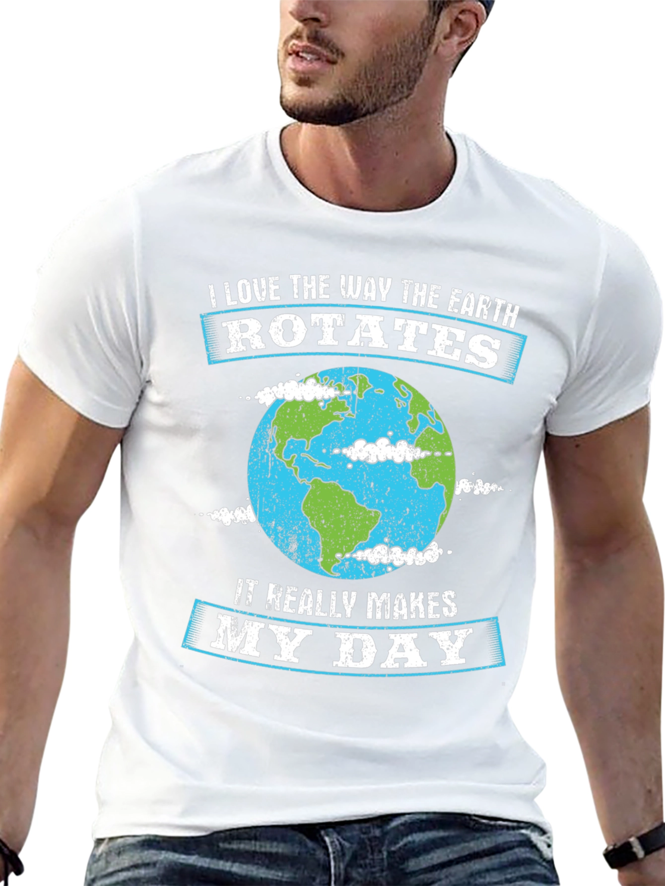 Earth Rotation T-Shirt - Makes My Day