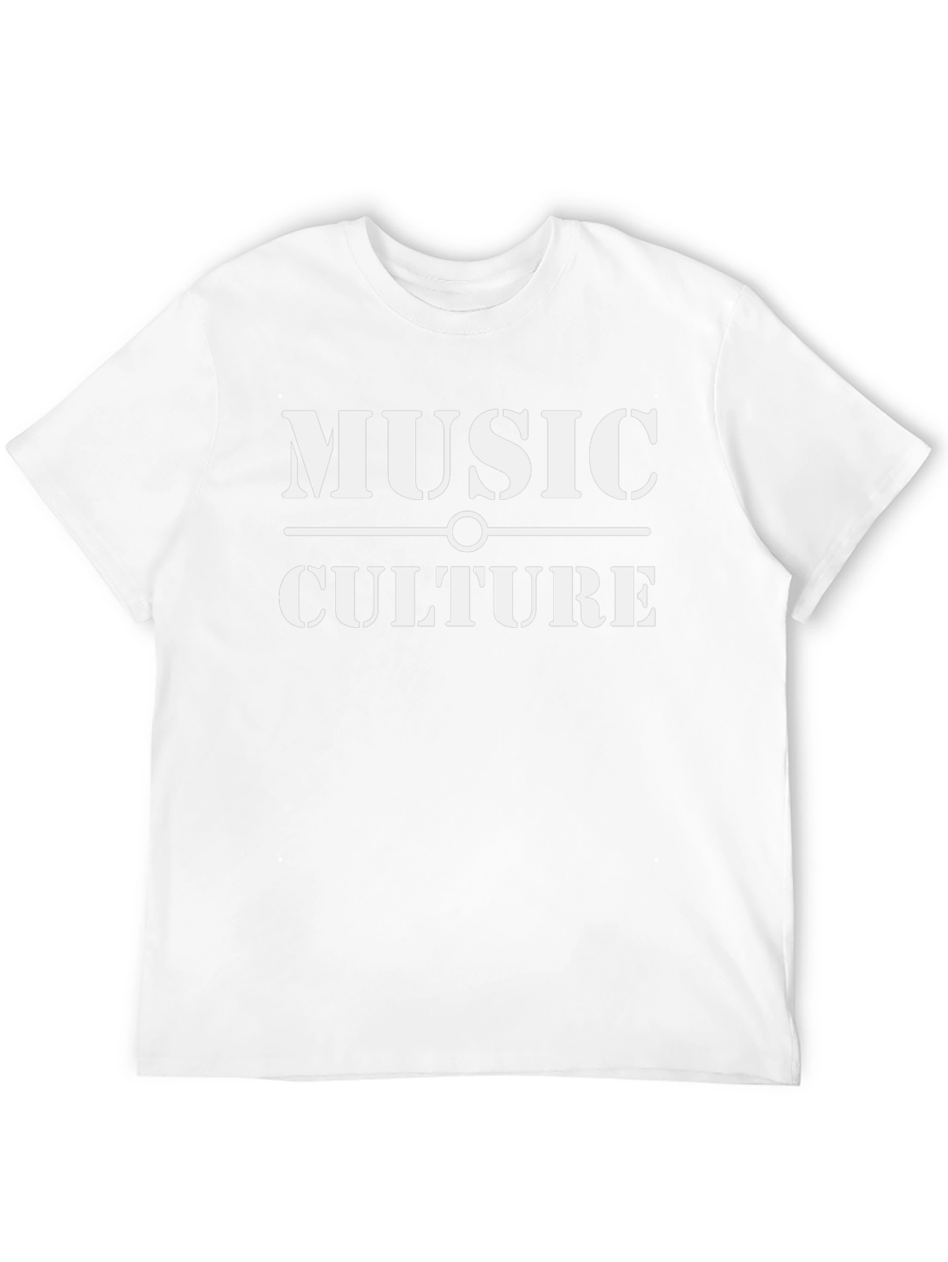 Music Culture Graphic Print Black T-Shirt