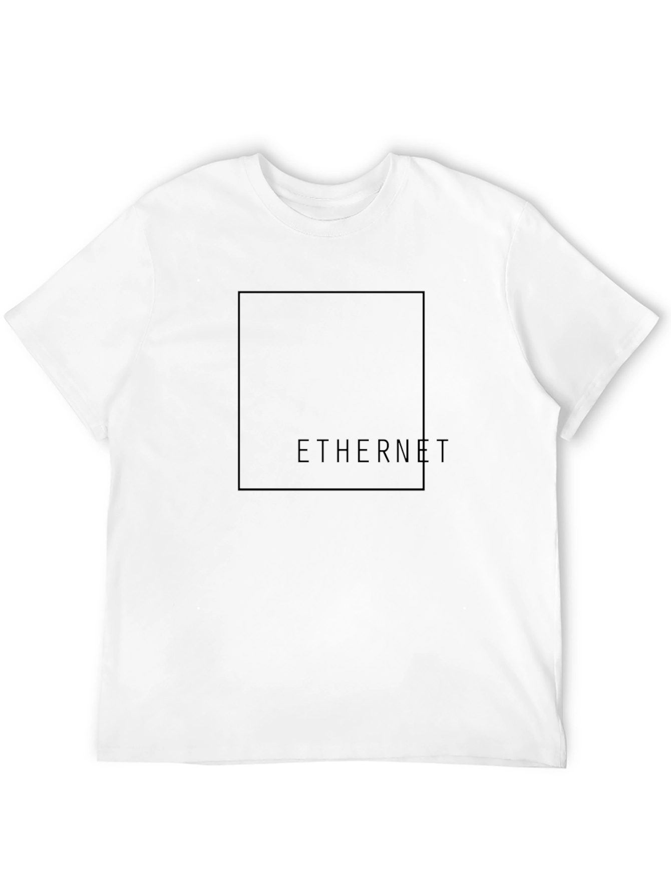 Ethernet Graphic Tee - Modern Black T-Shirt