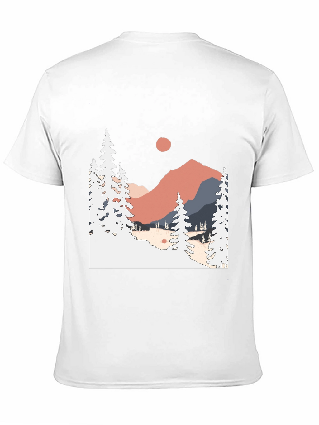 Mountain Scene Graphic Tee - Nature Lover Apparel