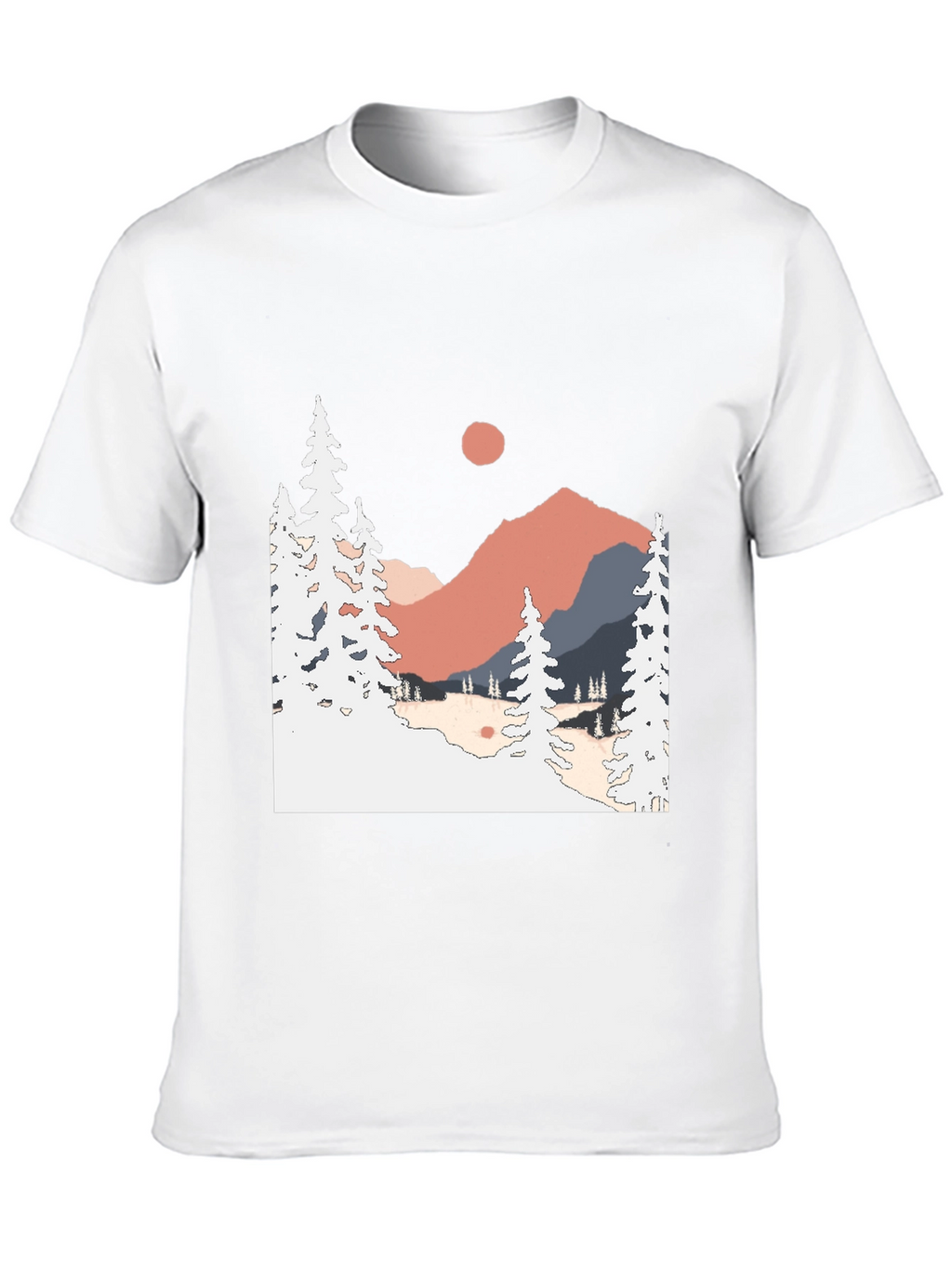 Mountain Scene Graphic Tee - Nature Lover Apparel