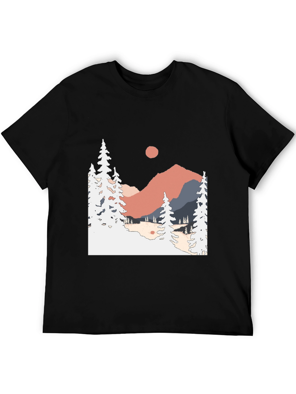 Mountain Scene Graphic Tee - Nature Lover Apparel