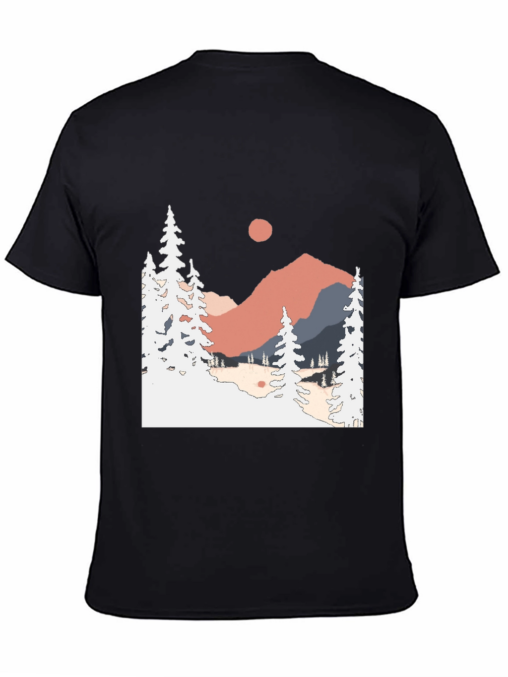 Mountain Scene Graphic Tee - Nature Lover Apparel