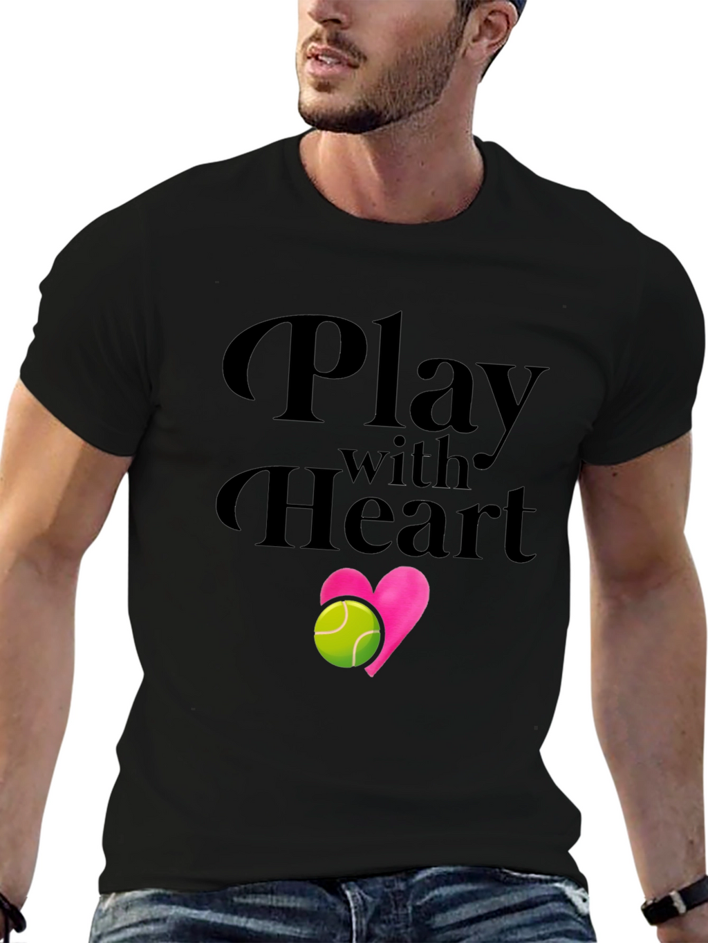 Play With Heart Tennis T-Shirt