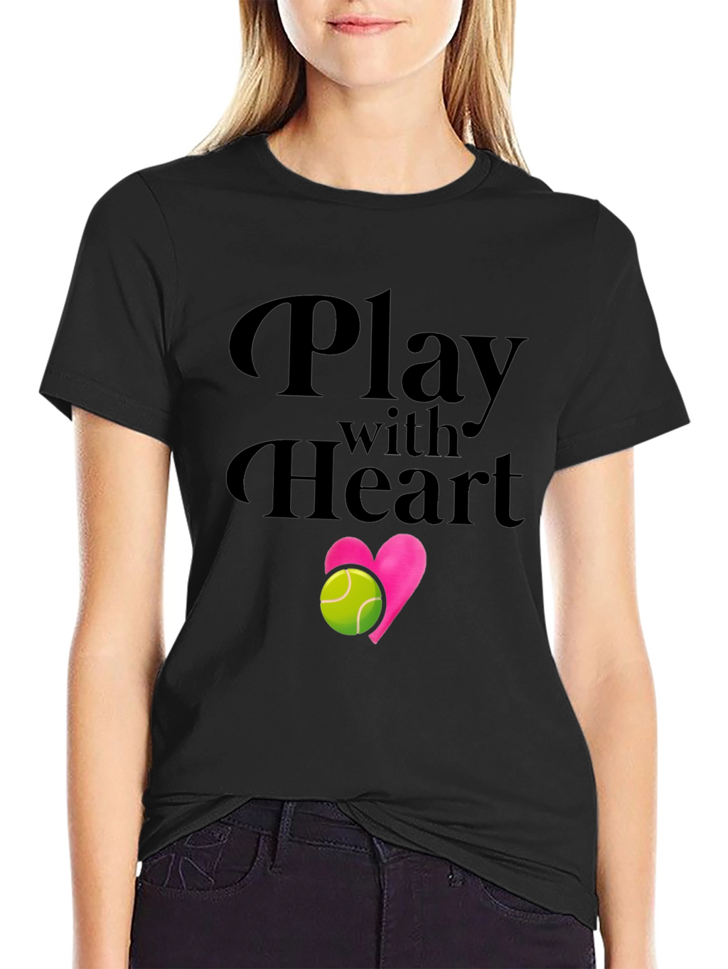 Play With Heart Tennis T-Shirt