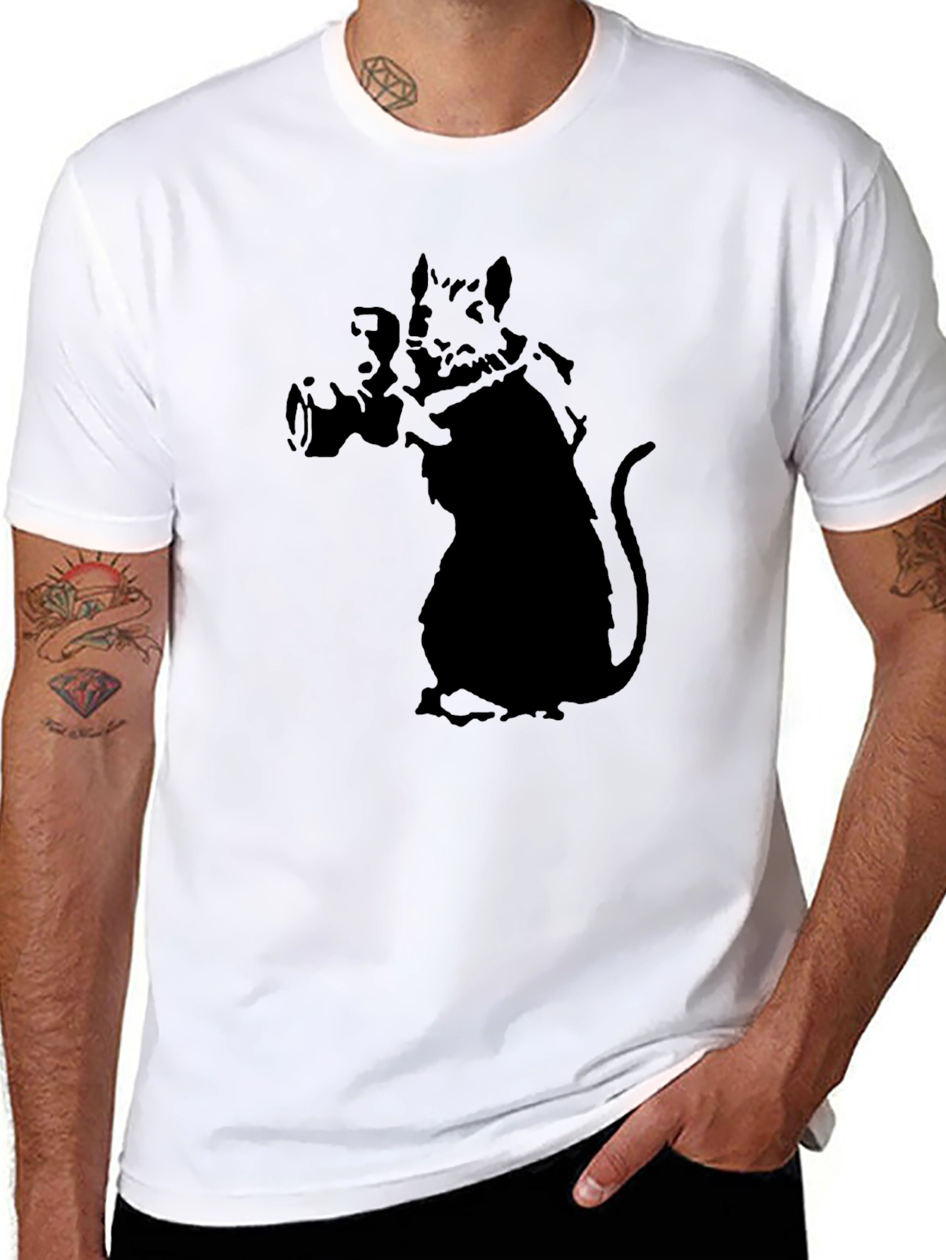 Banksy Rat Photographer T-Shirt