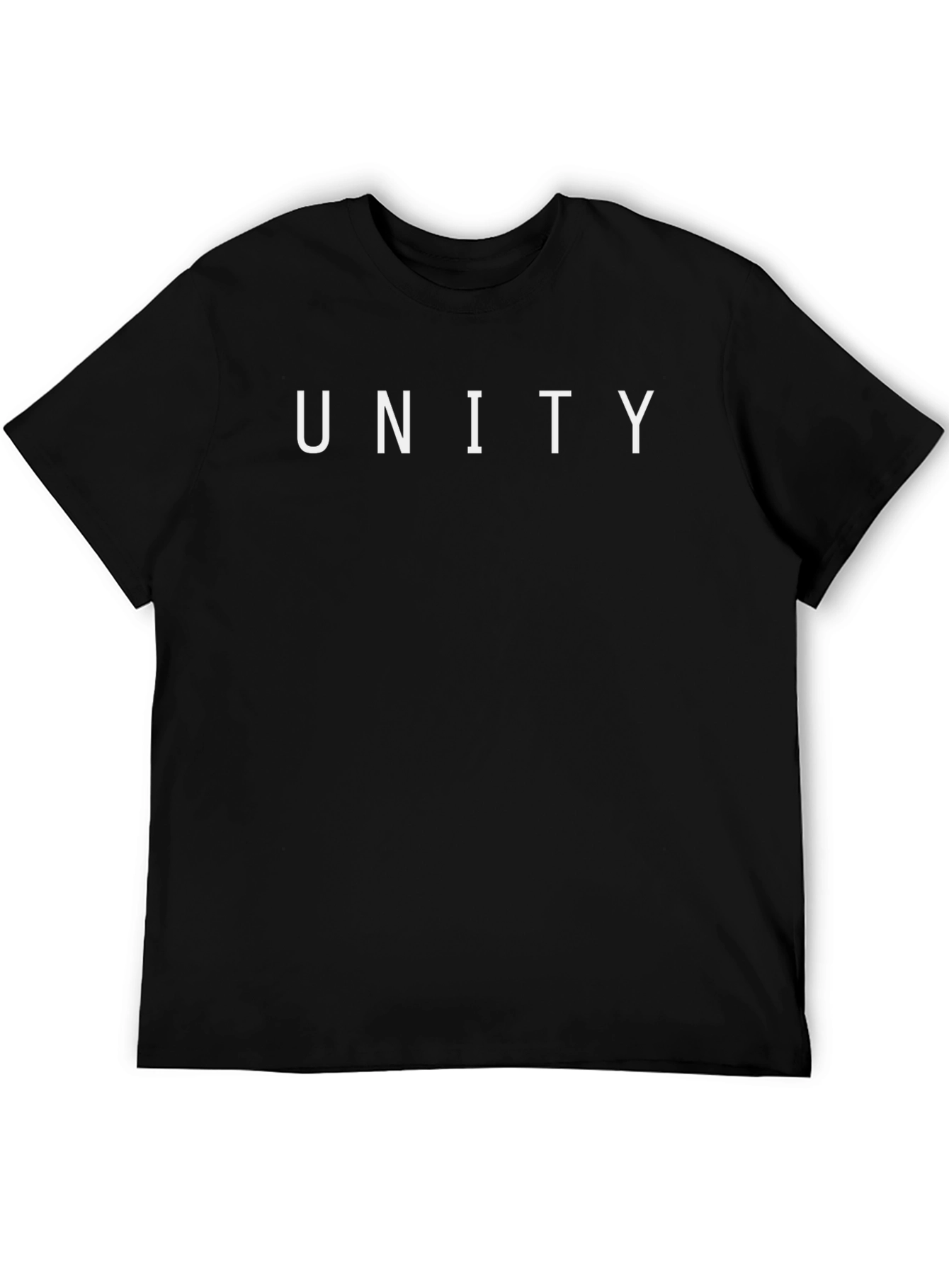 Unity Black T-Shirt - Minimalist Design