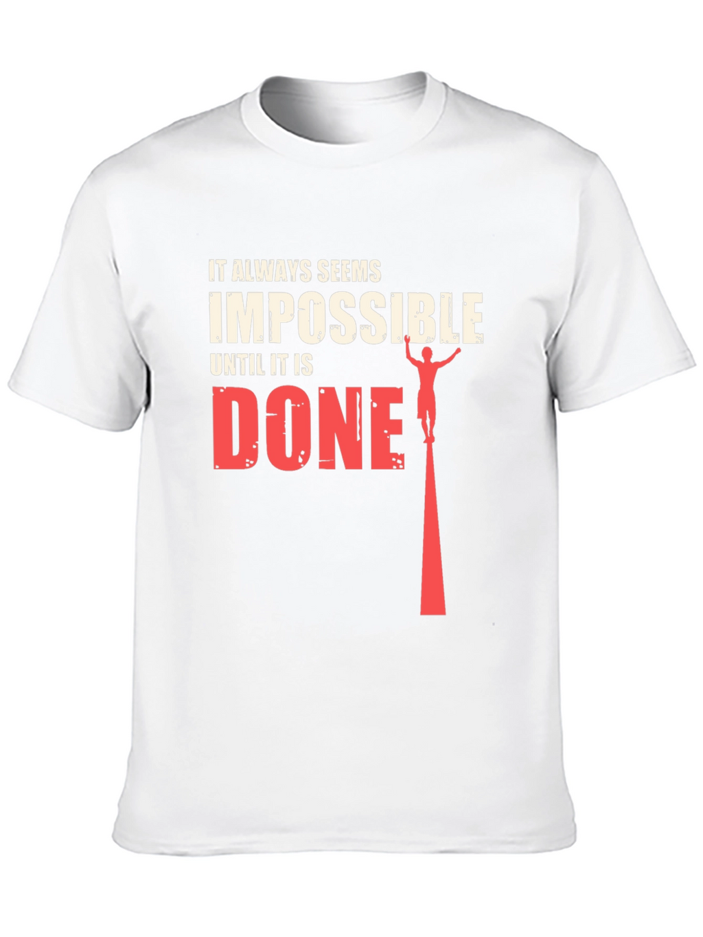 Impossible Until Done Graphic Tee - Black
