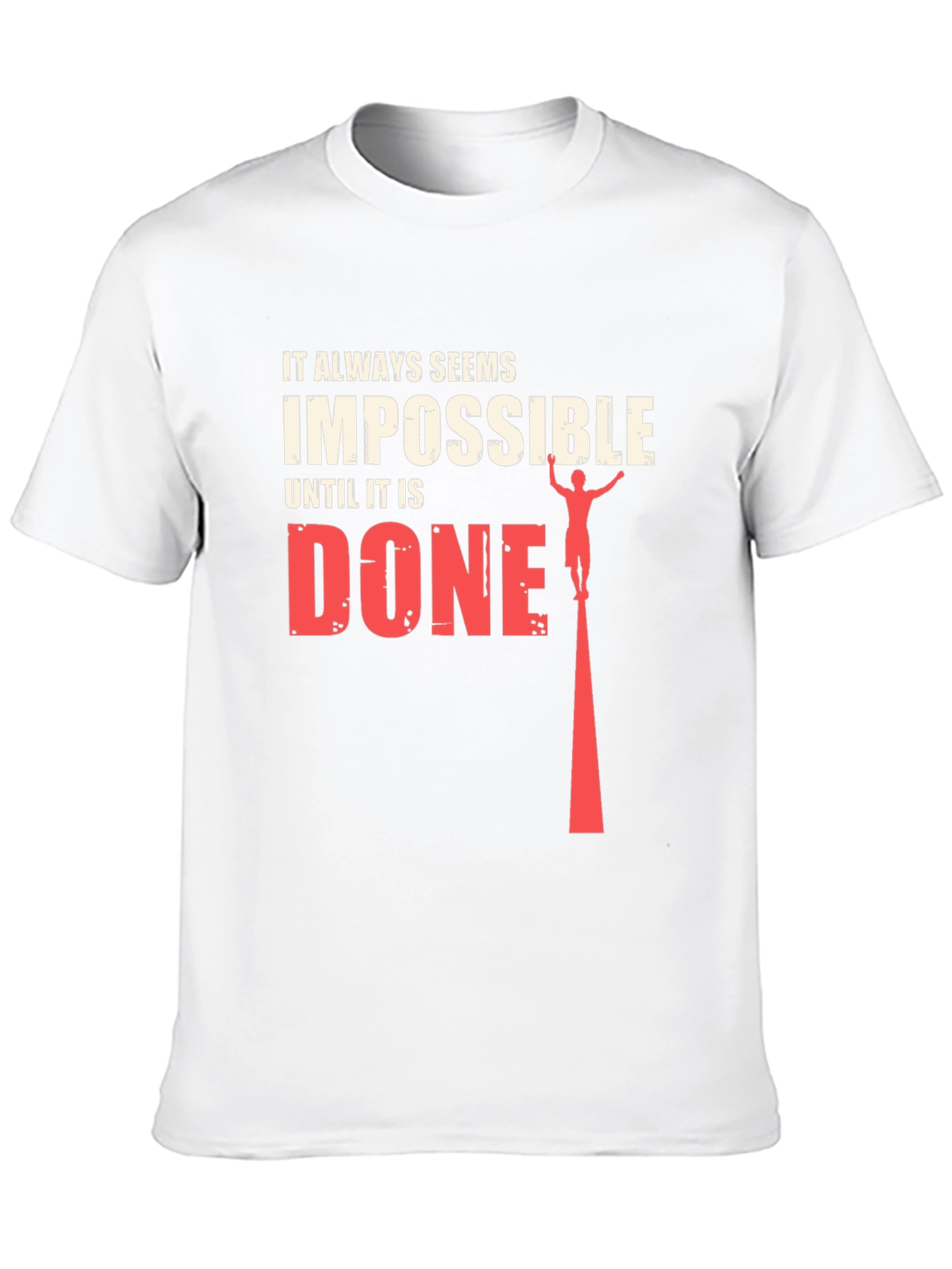 Impossible Until Done Graphic Tee - Black