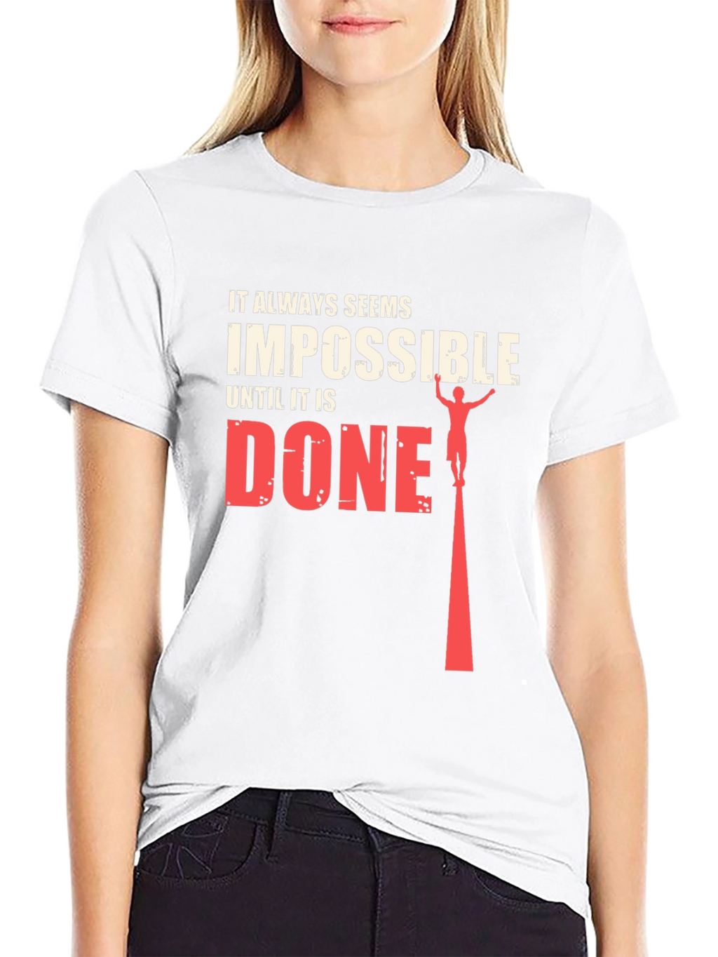 Impossible Until Done Graphic Tee - Black