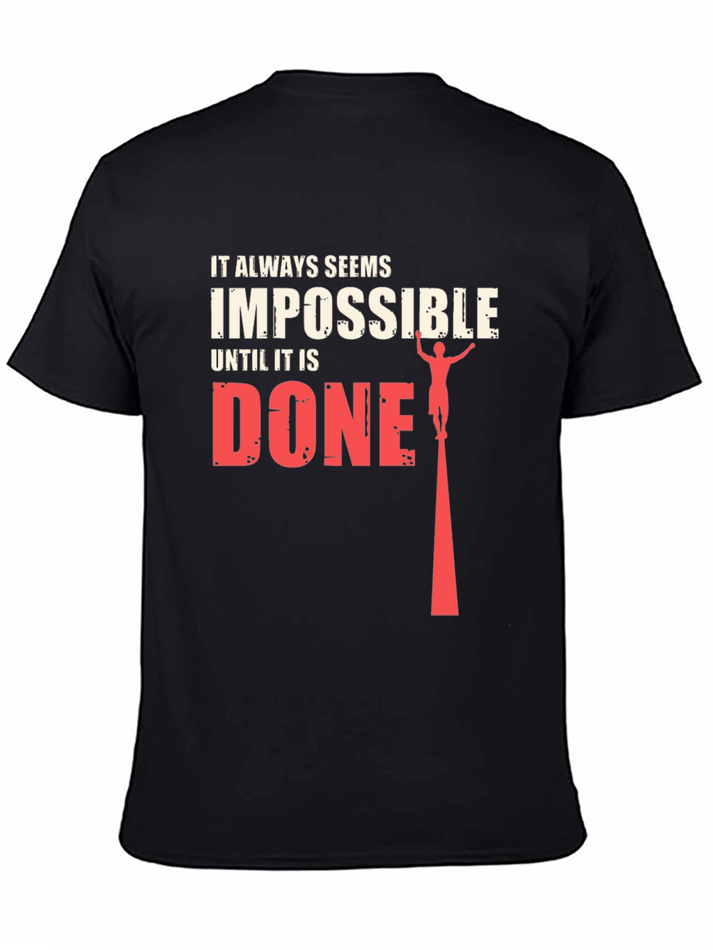 Impossible Until Done Graphic Tee - Black
