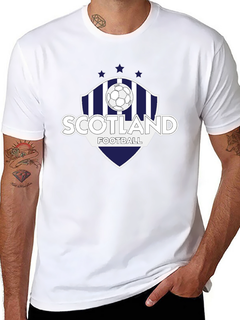 Scotland Football Crest Graphic T-Shirt