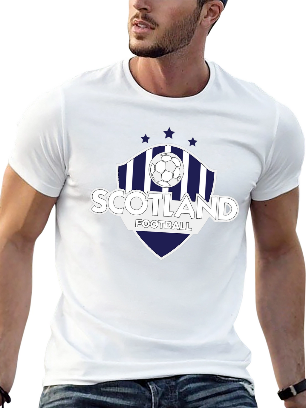 Scotland Football Crest Graphic T-Shirt