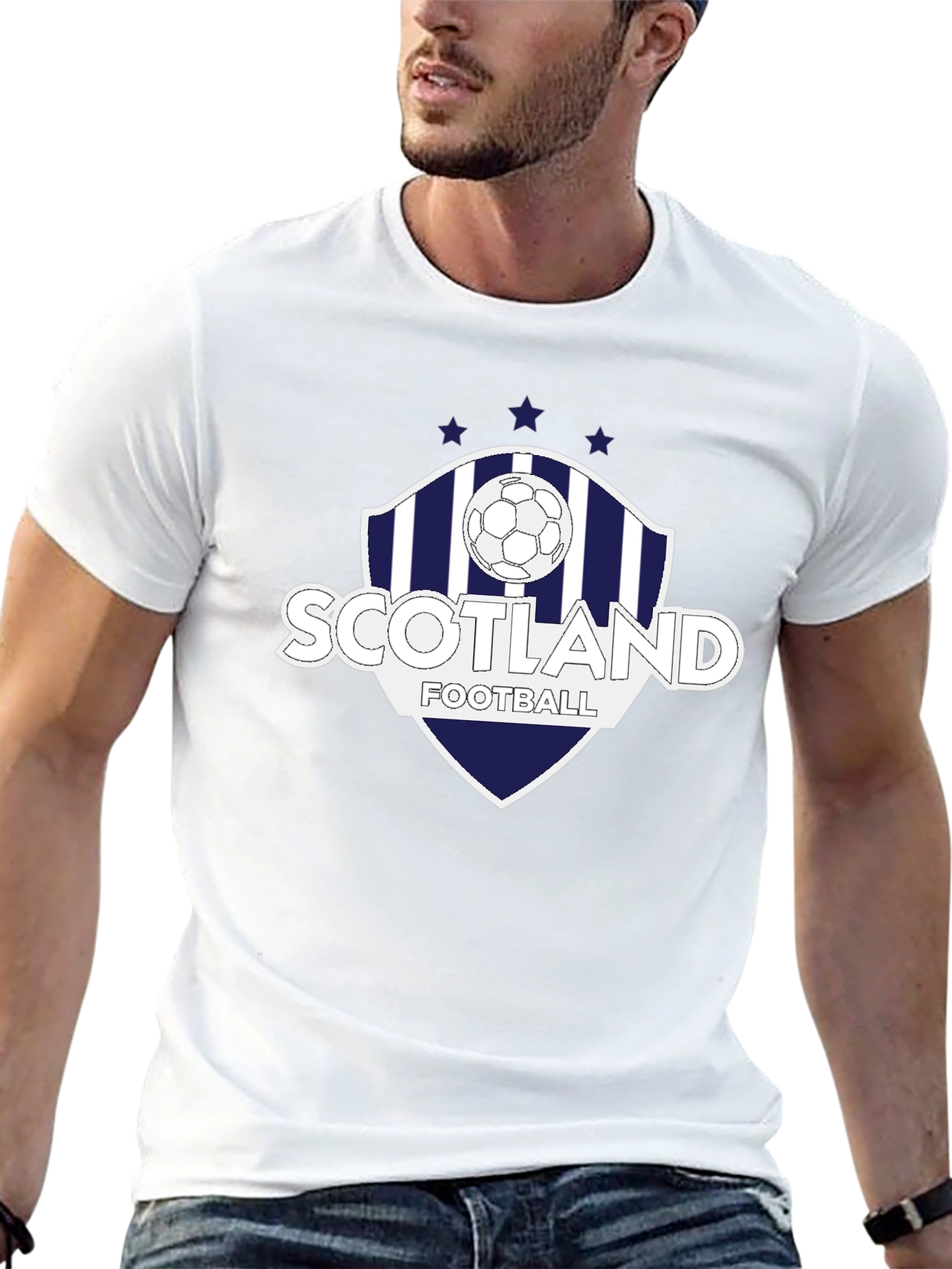 Scotland Football Crest Graphic T-Shirt