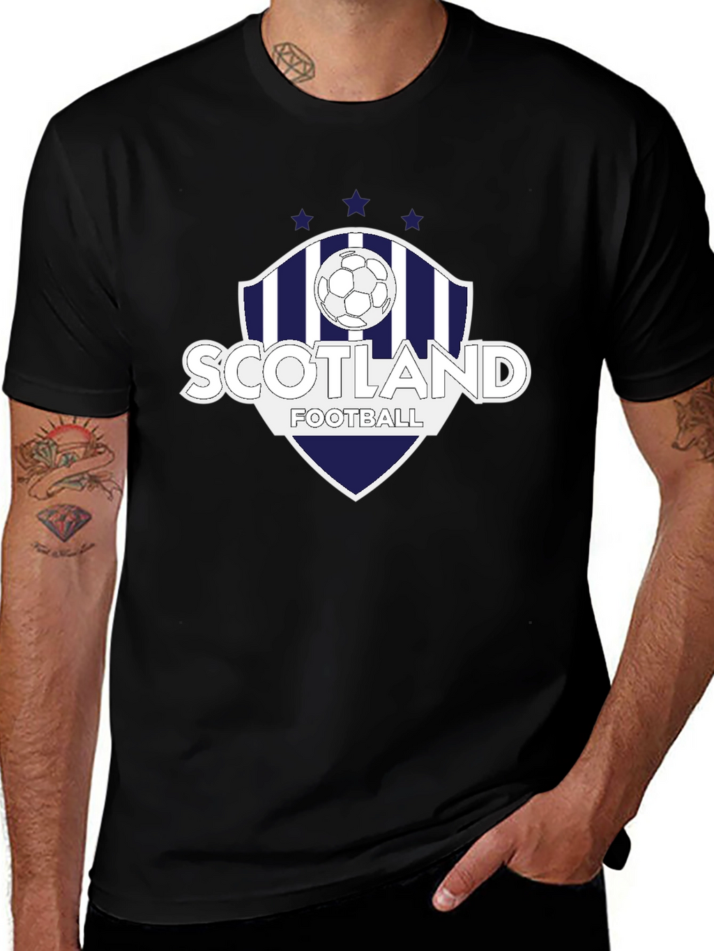 Scotland Football Crest Graphic T-Shirt