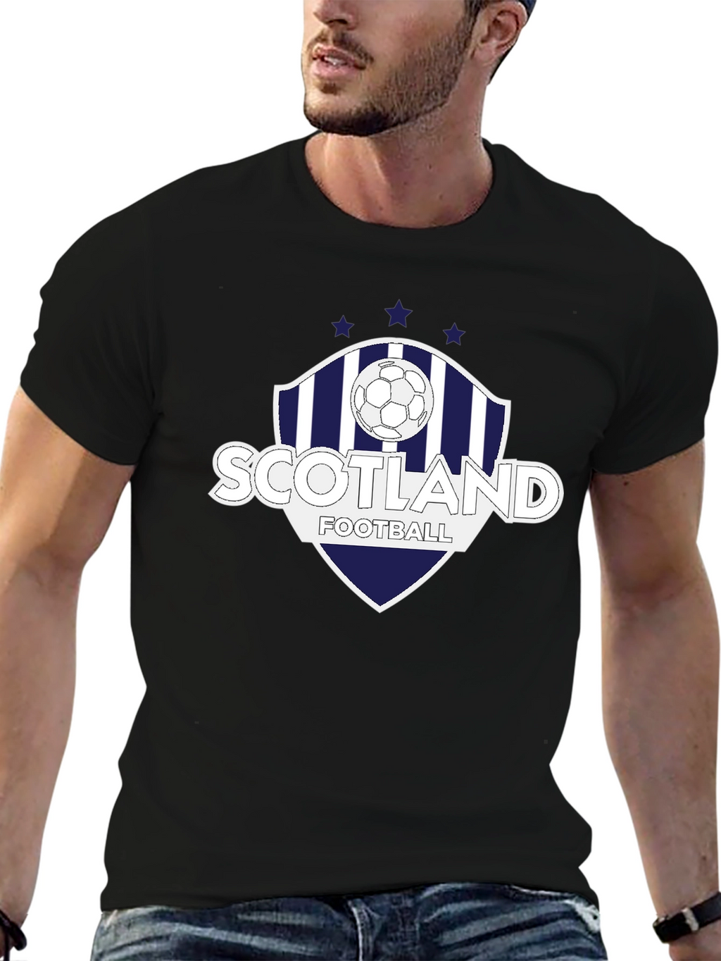 Scotland Football Crest Graphic T-Shirt