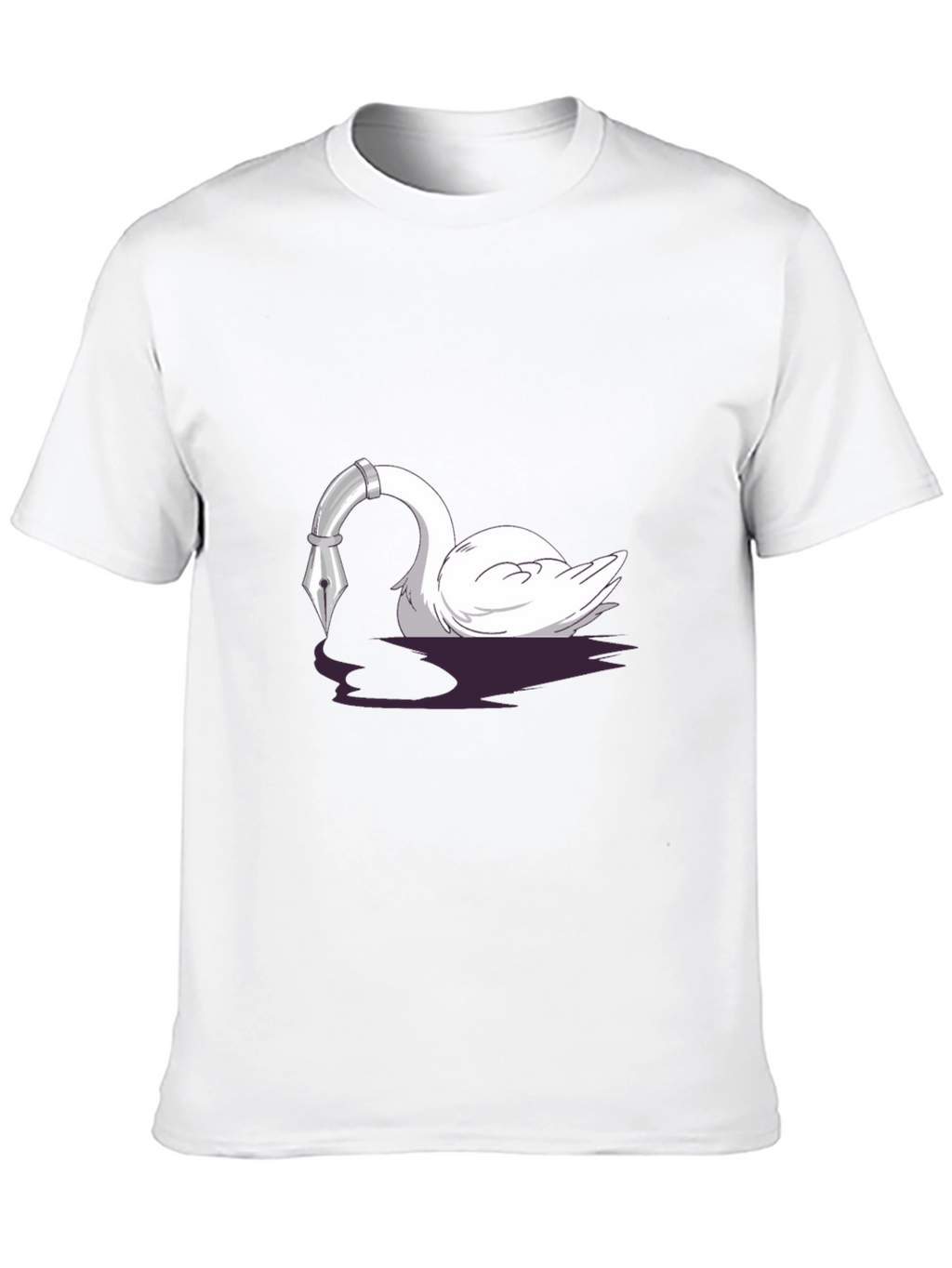 Swan Pen T-Shirt - Artistic Writers Tee