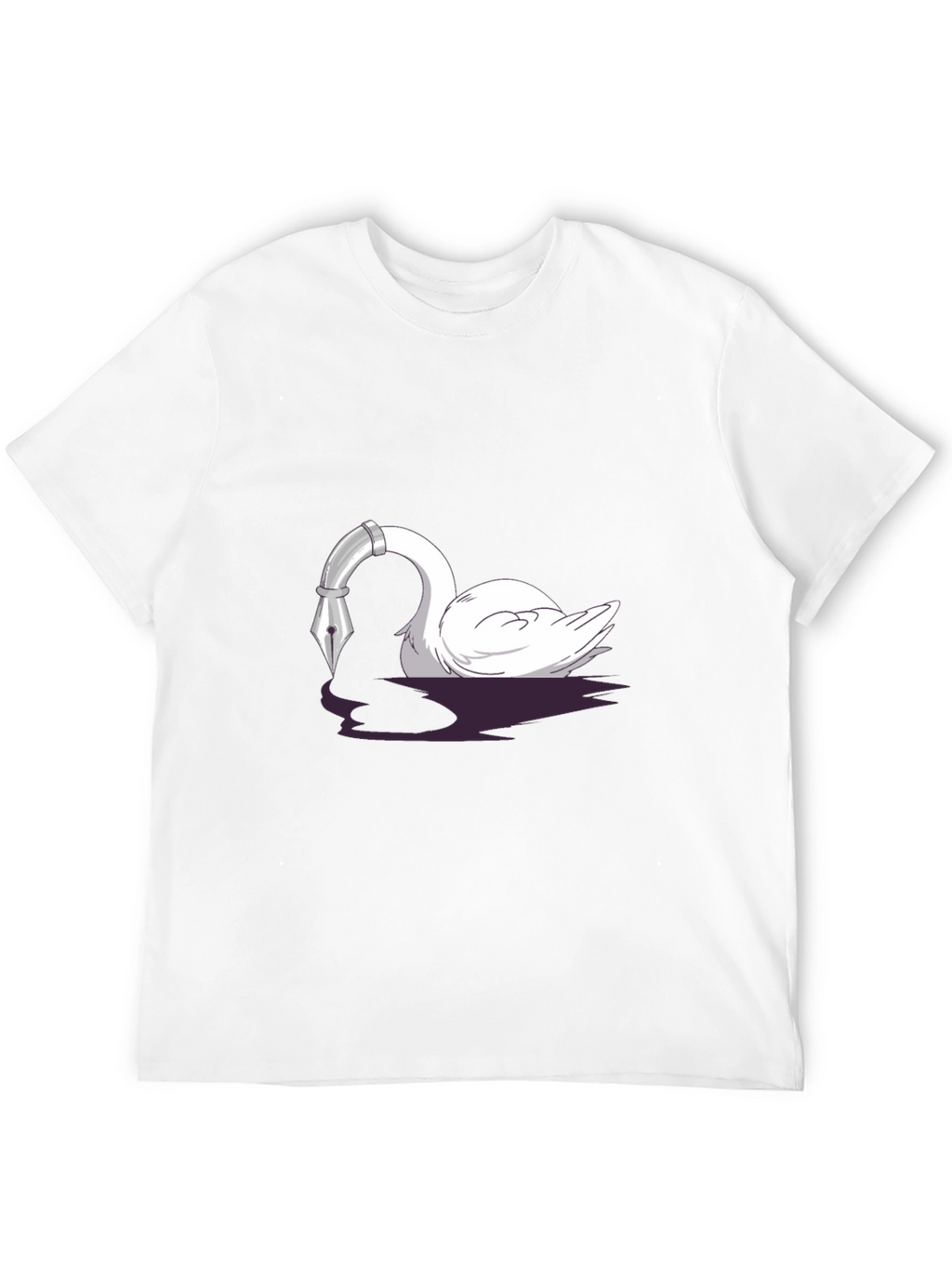 Swan Pen T-Shirt - Artistic Writers Tee