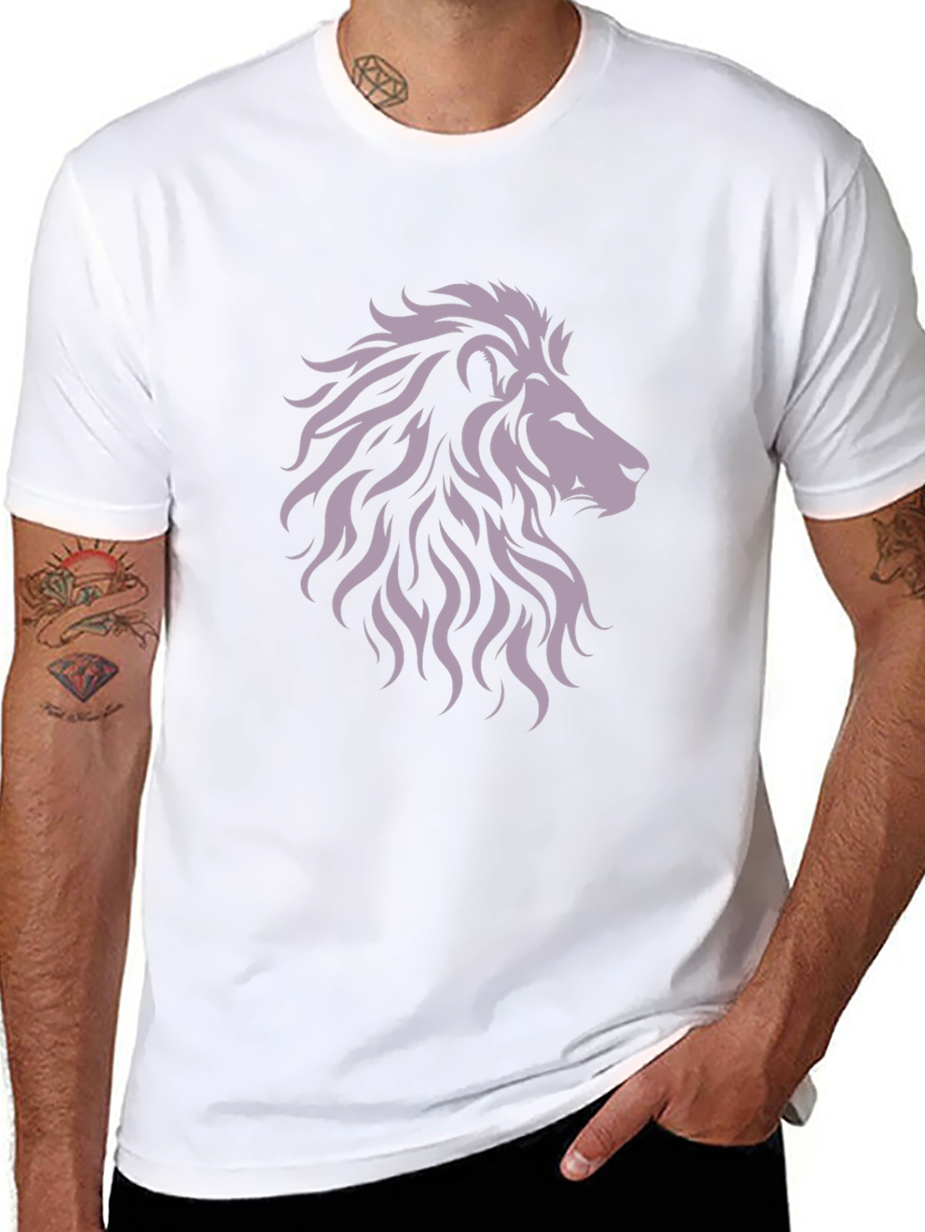 Lion Graphic Tee - Bold & Stylish