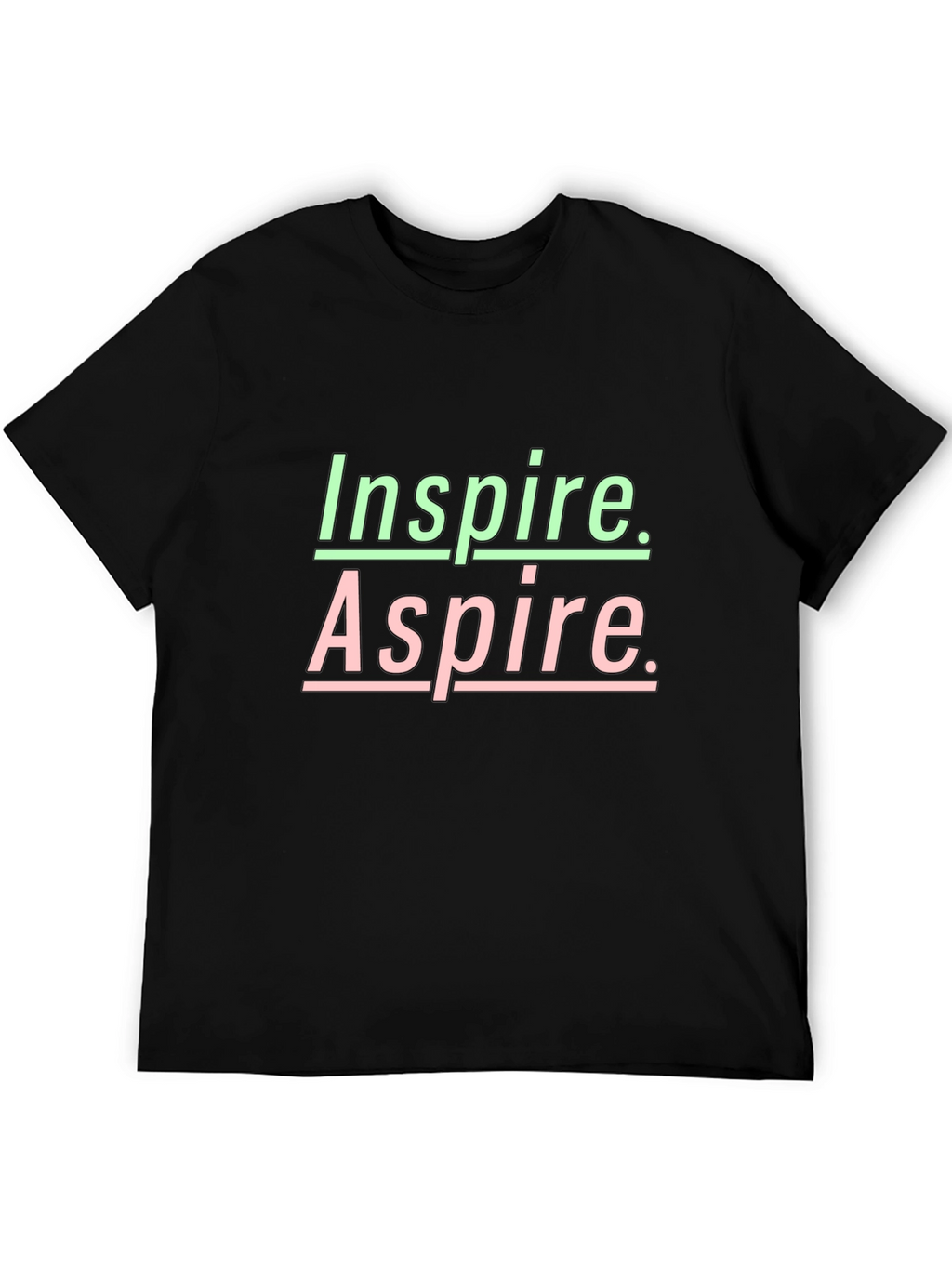 Inspire Aspire Graphic Tee - Black