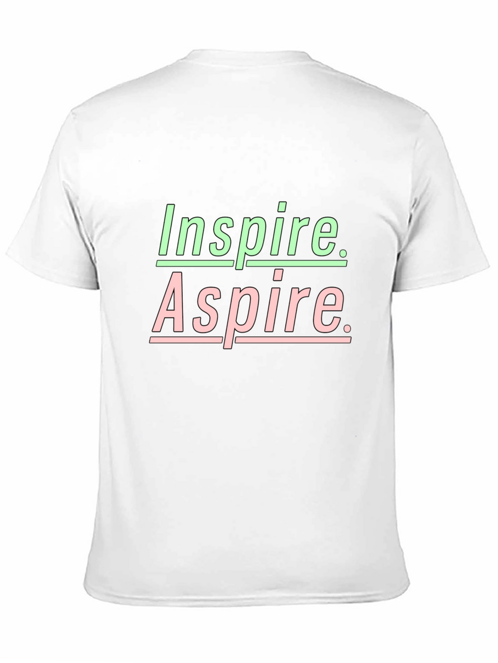 Inspire Aspire Graphic Tee - Black