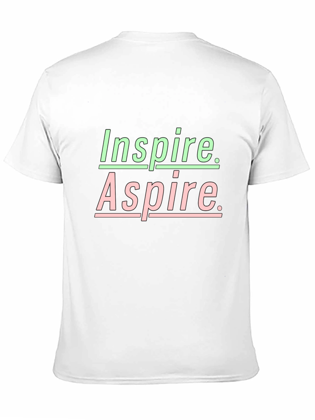 Inspire Aspire Graphic Tee - Black