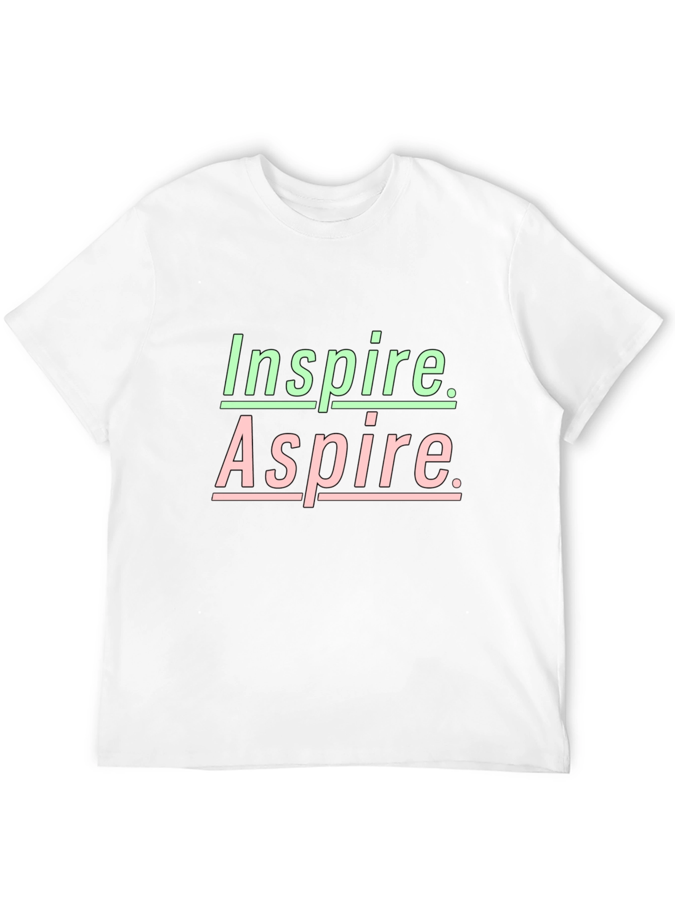 Inspire Aspire Graphic Tee - Black