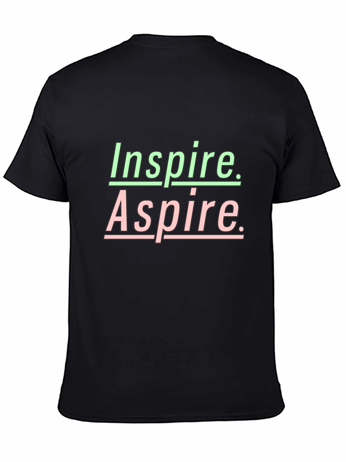 Inspire Aspire Graphic Tee - Black