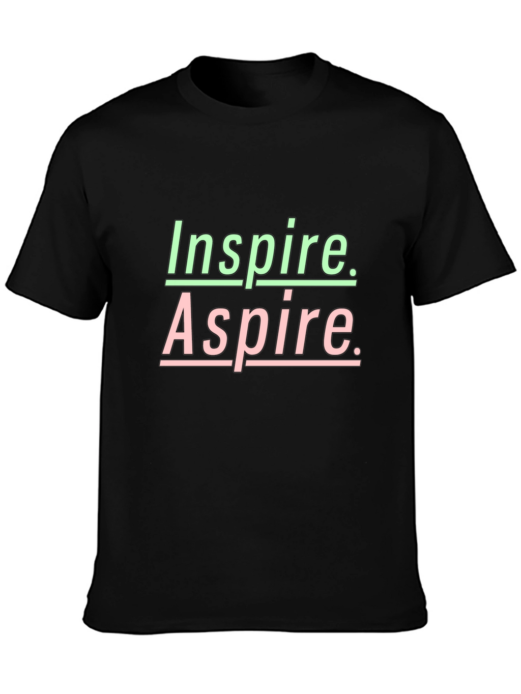 Inspire Aspire Graphic Tee - Black