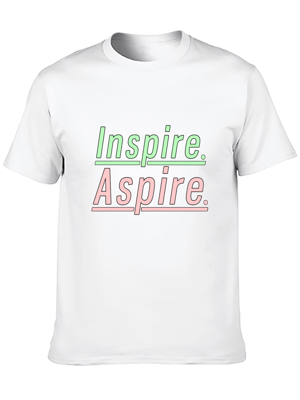 Inspire Aspire Graphic Tee - Black