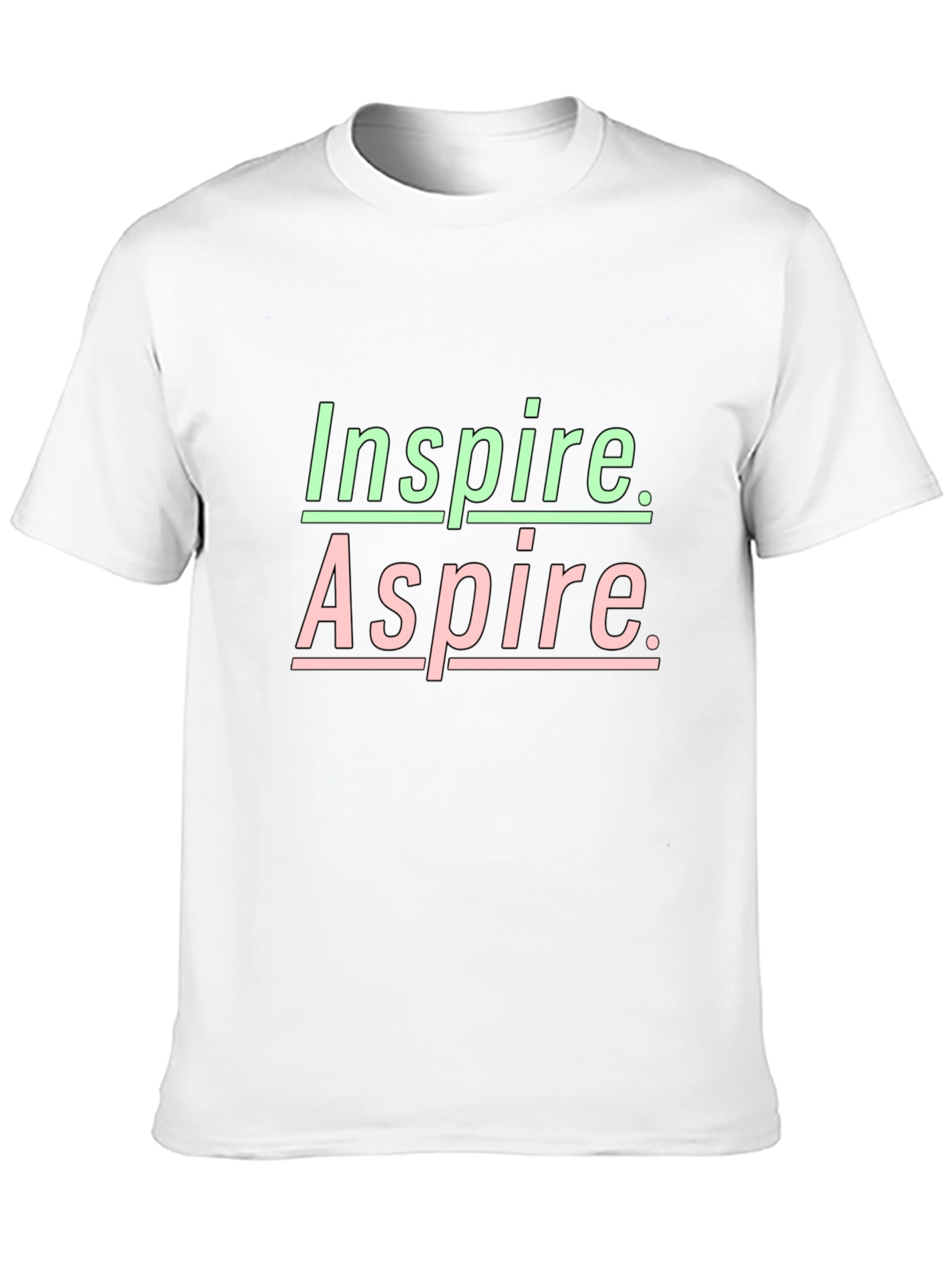 Inspire Aspire Graphic Tee - Black