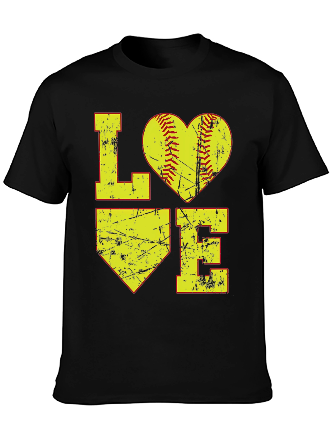 Softball LOVE Graphic T-Shirt
