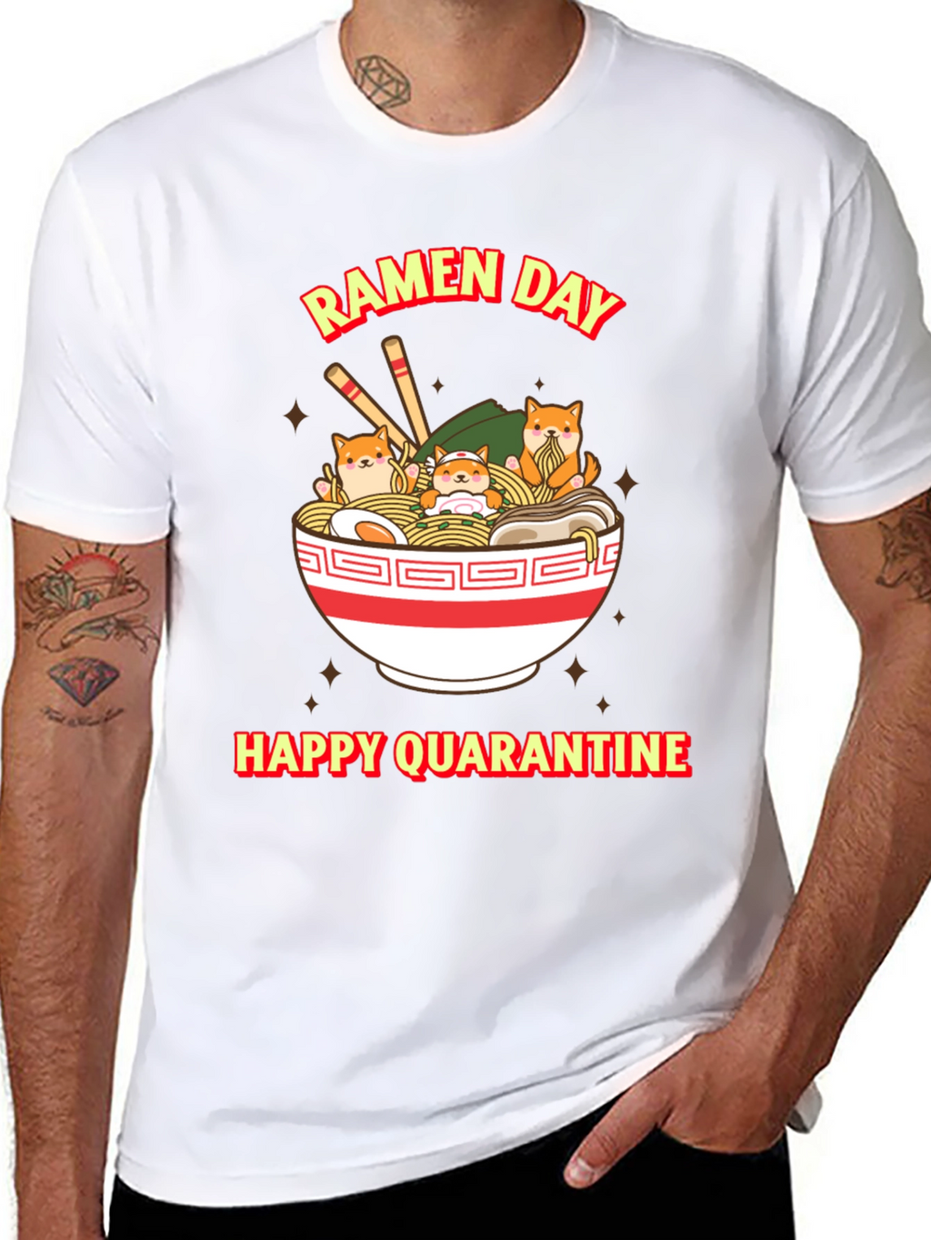Ramen Day Happy Quarantine T-Shirt