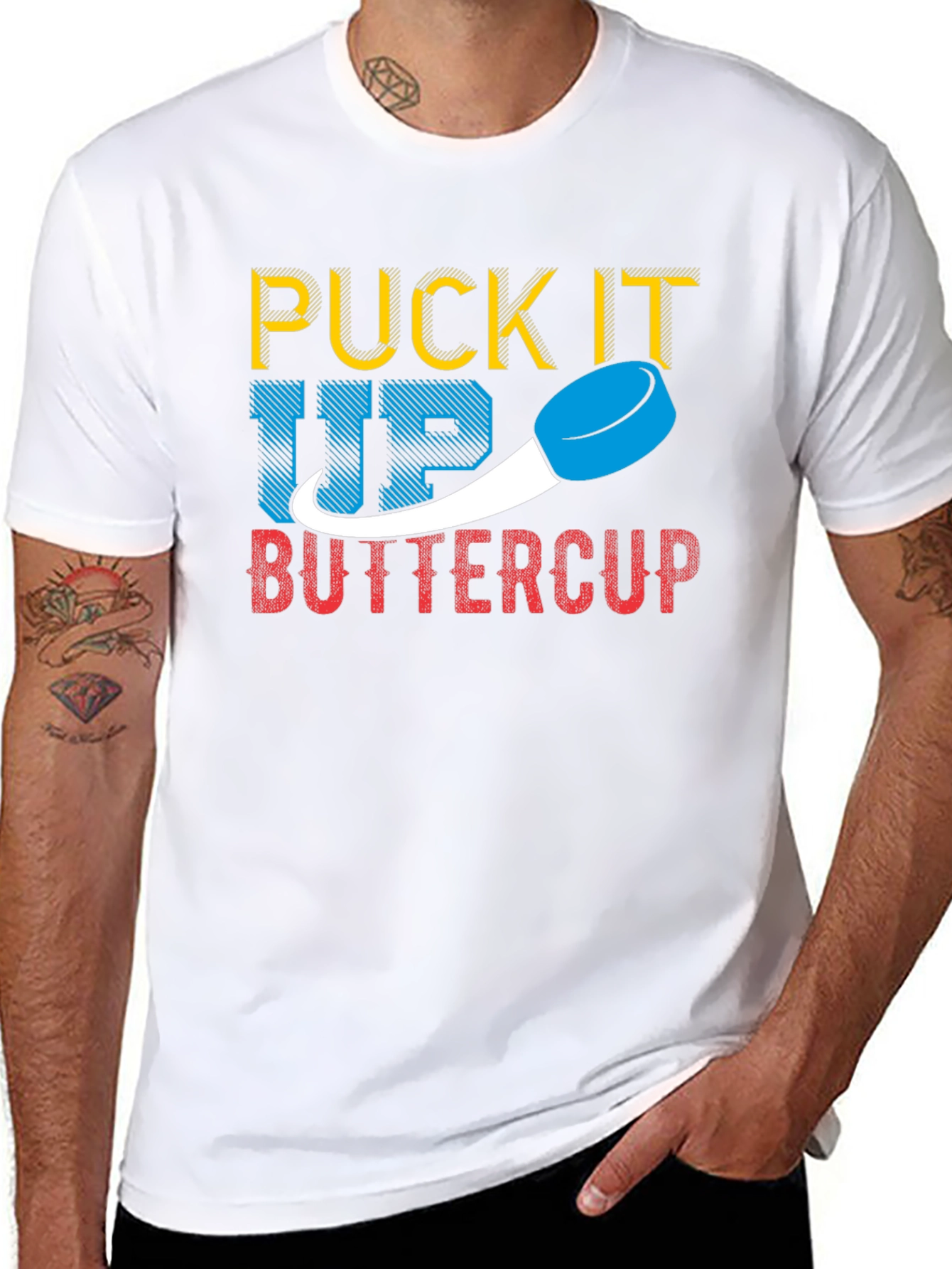 Puck It Up Buttercup Graphic Tee