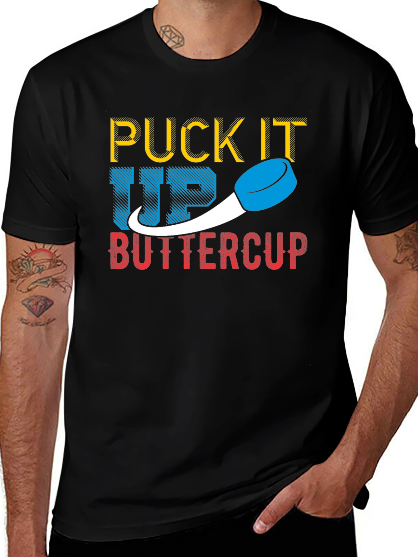 Puck It Up Buttercup Graphic Tee
