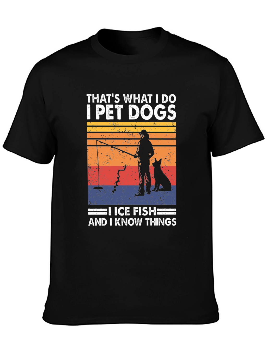 Pet Dogs Ice Fish T-Shirt