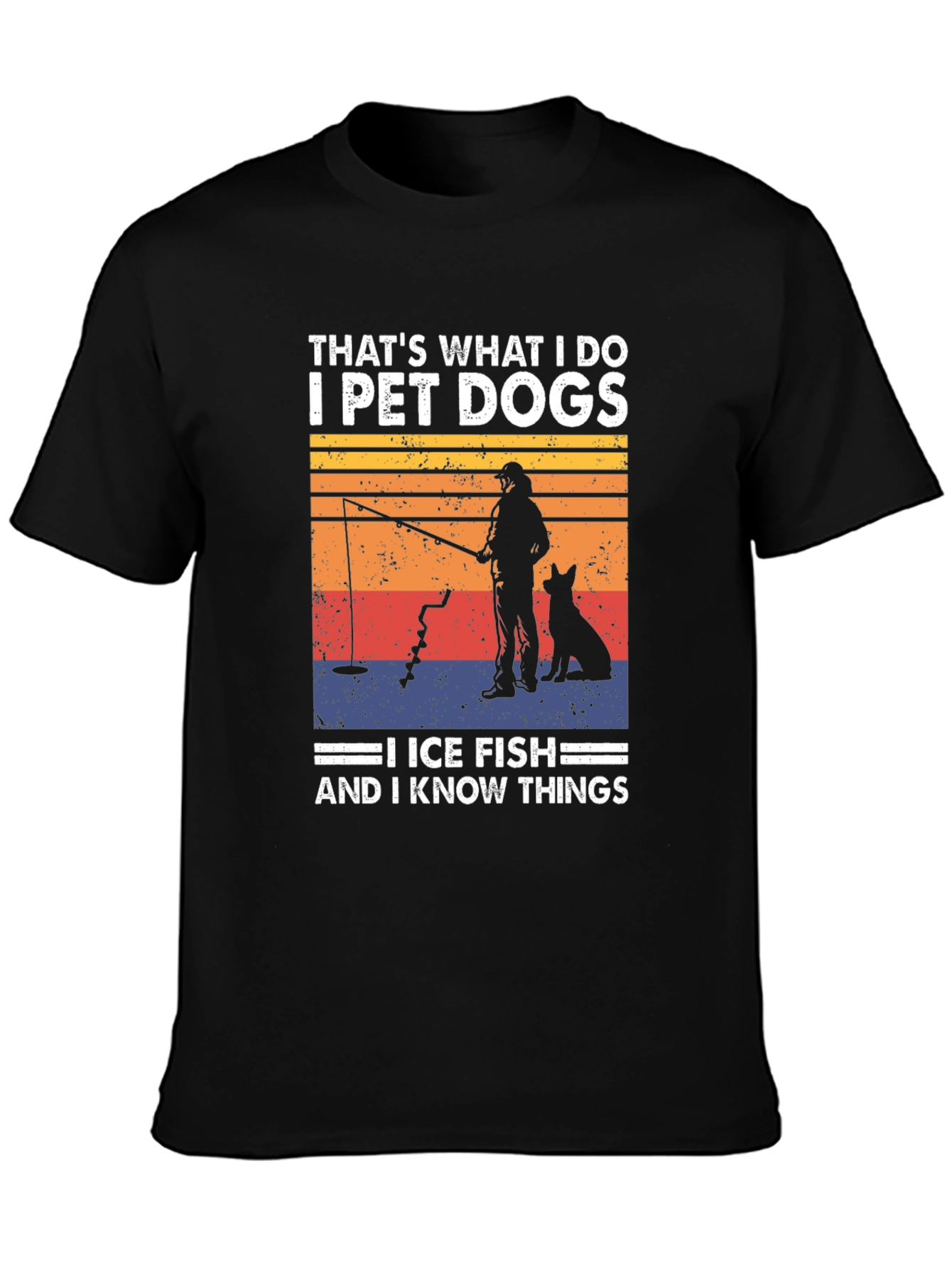 Pet Dogs Ice Fish T-Shirt